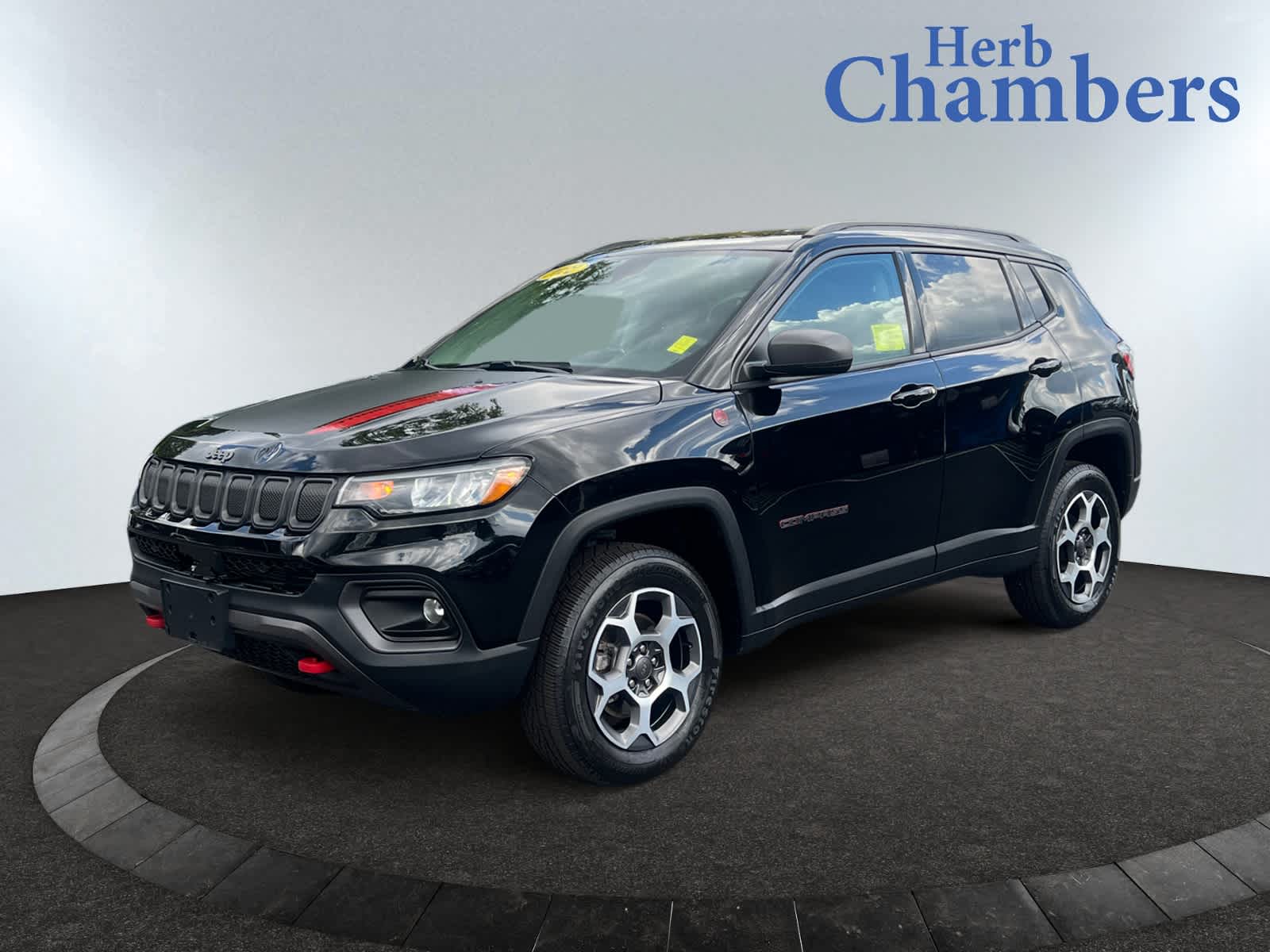 used 2022 Jeep Compass car, priced at $23,497