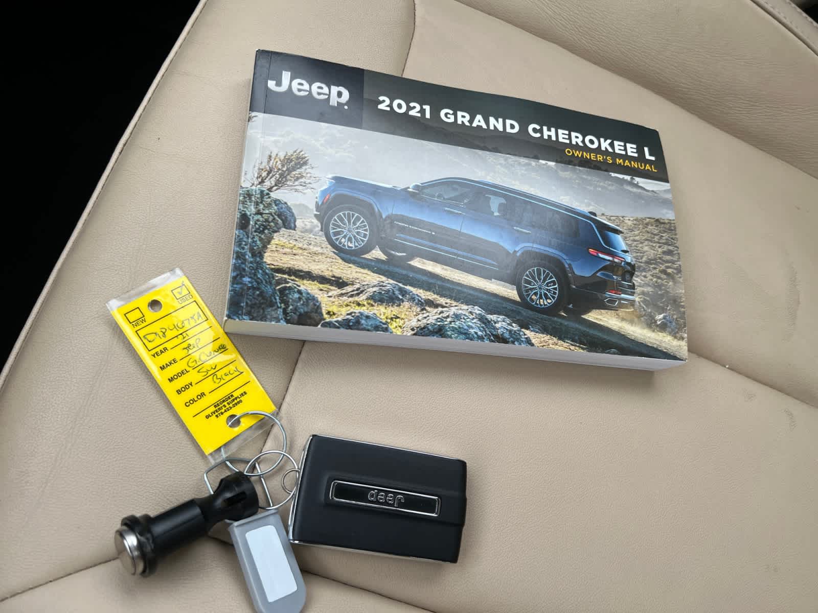 used 2021 Jeep Grand Cherokee L car, priced at $30,197