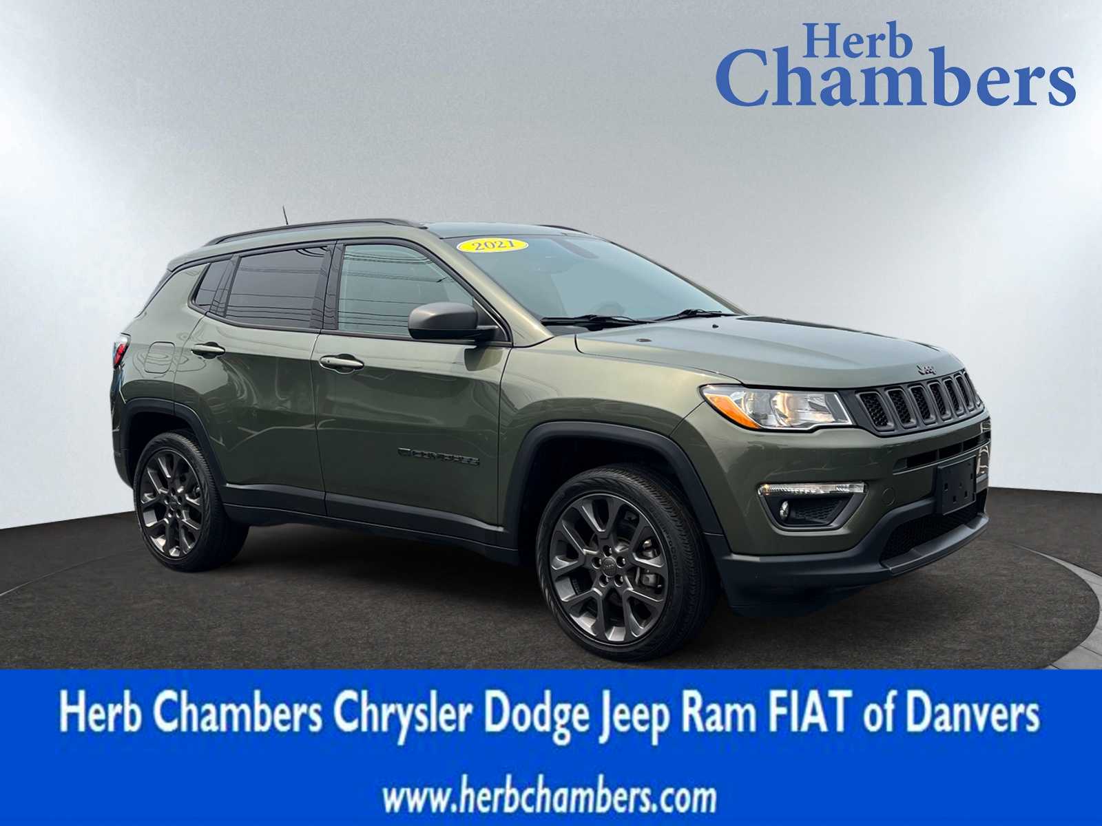 used 2021 Jeep Compass car, priced at $21,998