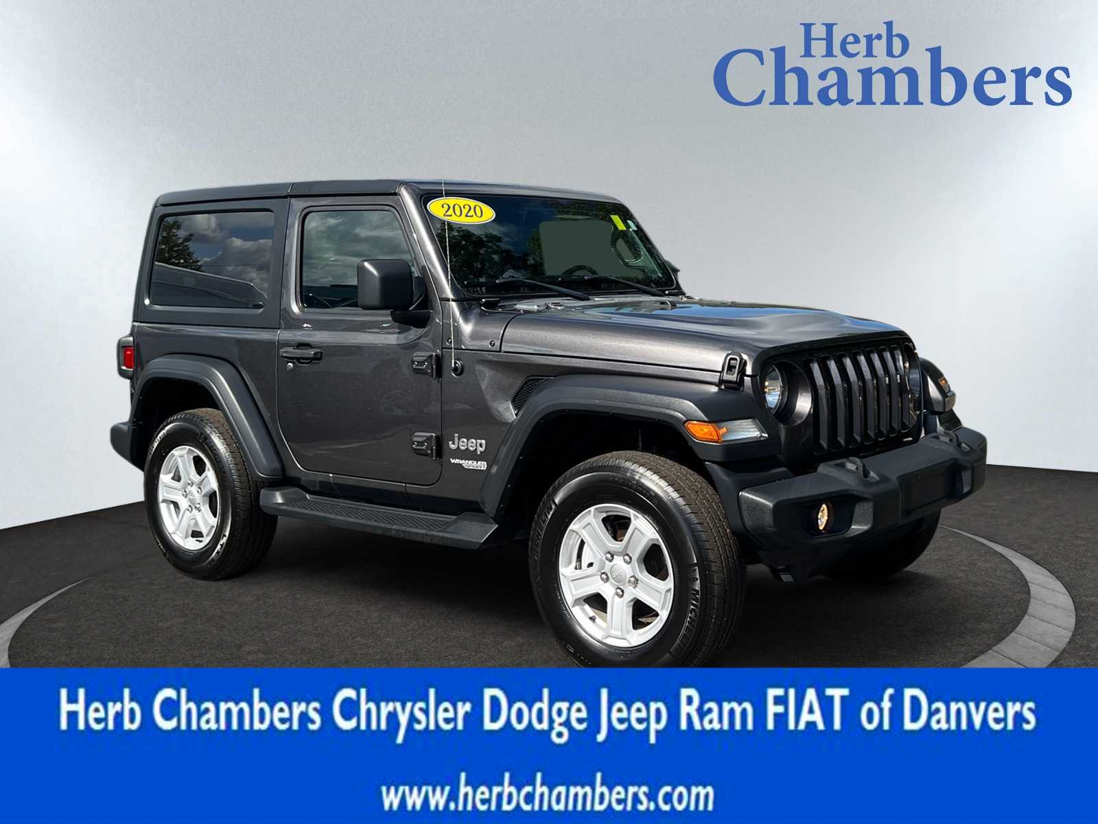 used 2020 Jeep Wrangler car, priced at $23,497