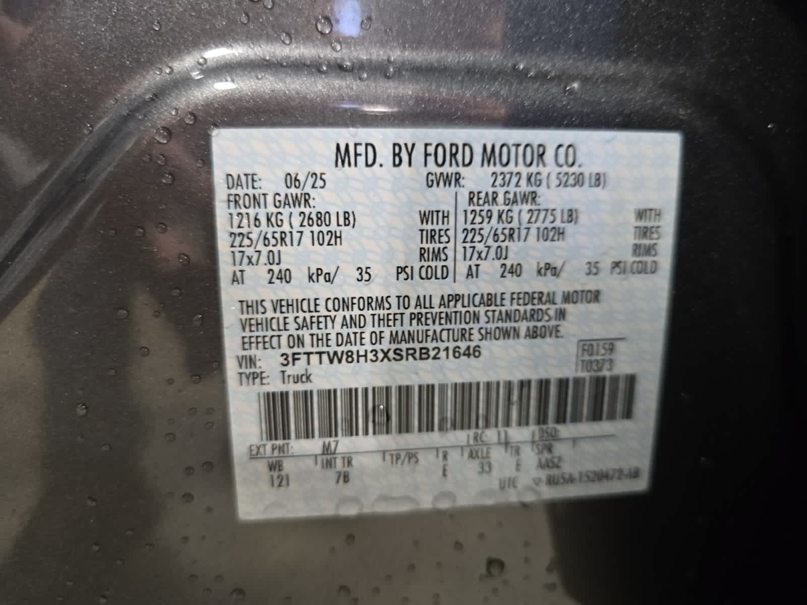 new 2025 Ford Maverick car, priced at $34,130