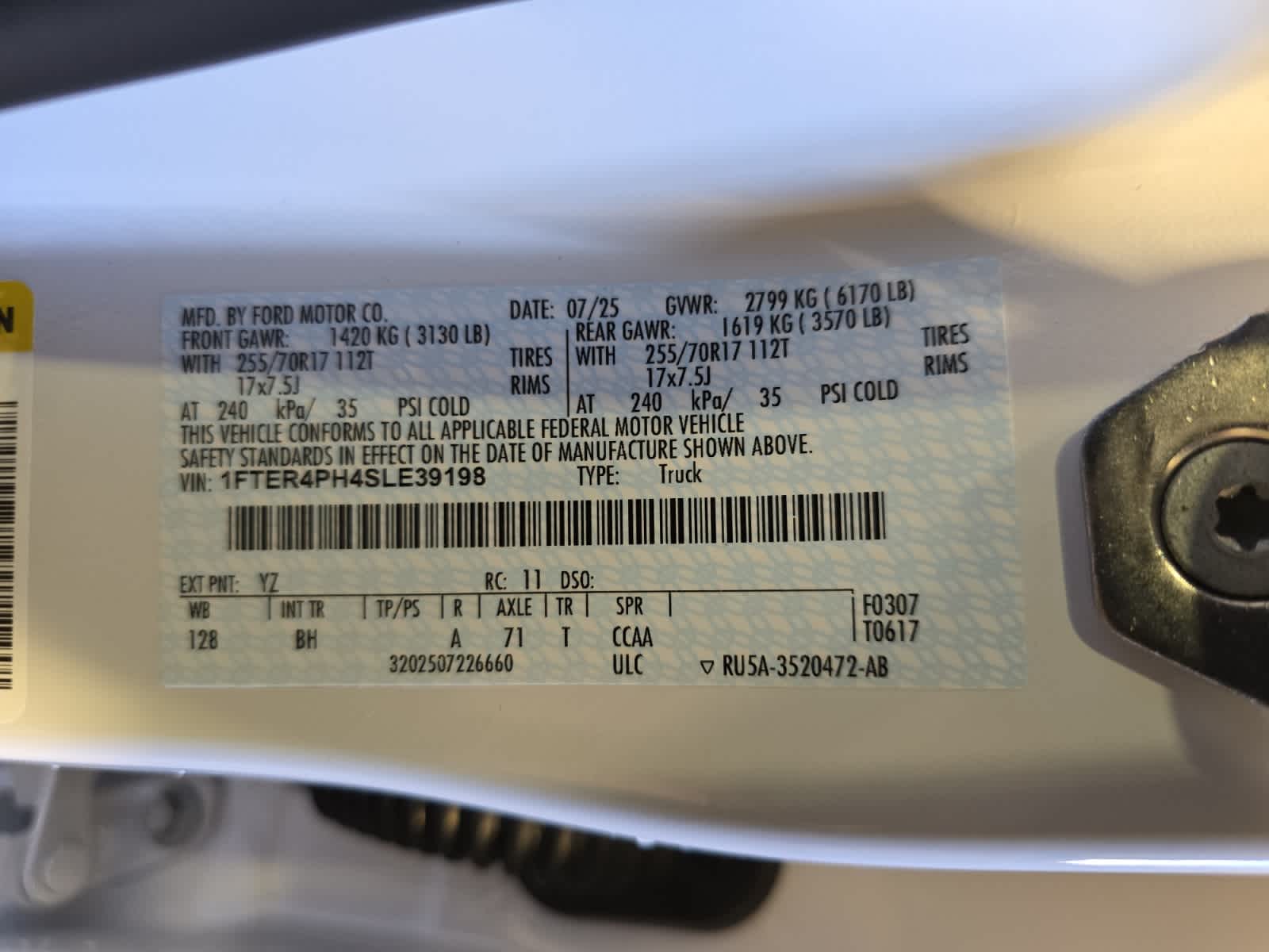 new 2025 Ford Ranger car, priced at $38,195