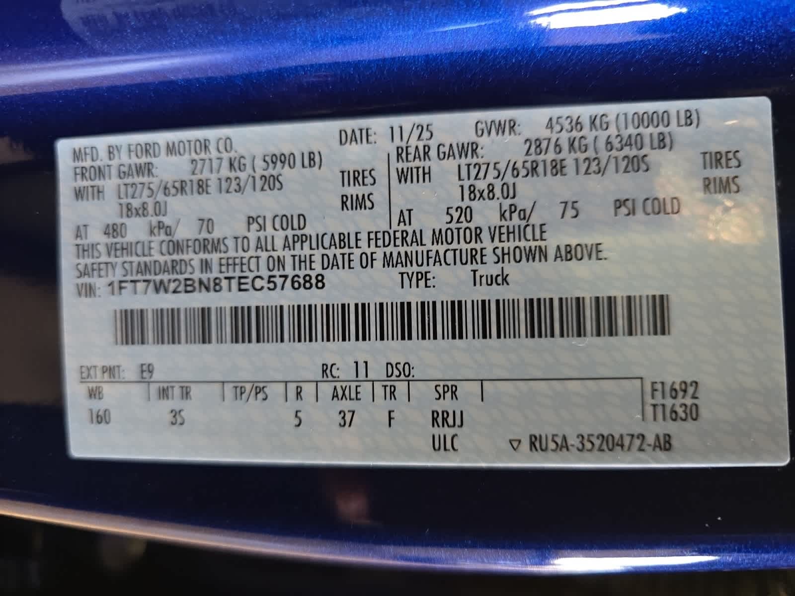 new 2026 Ford Super Duty F-250 SRW car, priced at $58,795