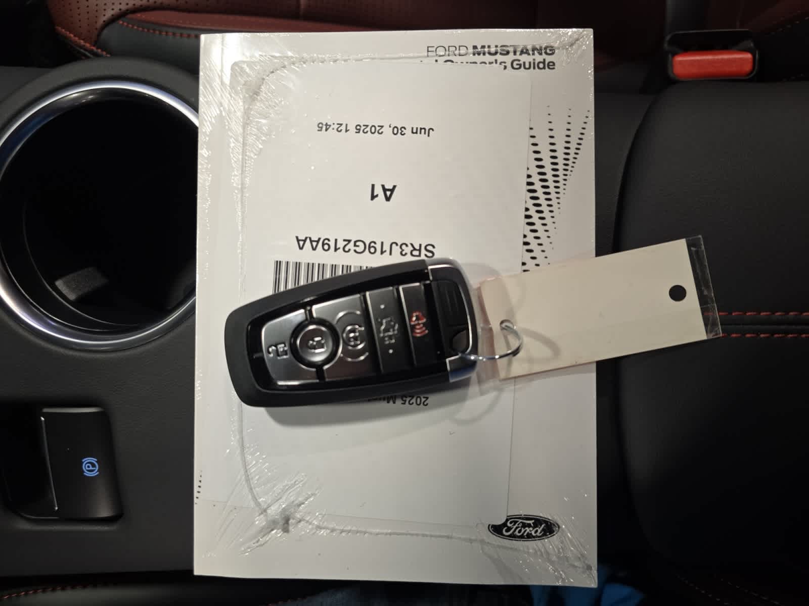 new 2025 Ford Mustang car, priced at $58,425