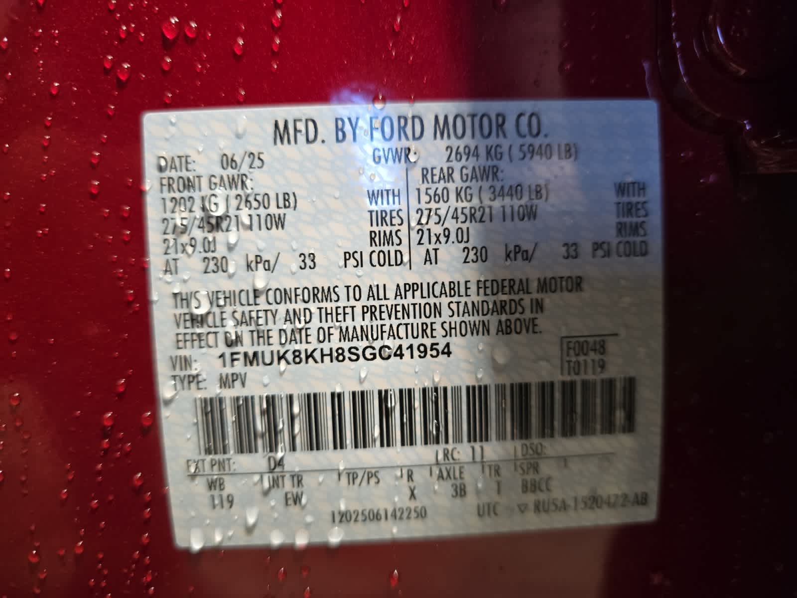 new 2025 Ford Explorer car, priced at $51,795