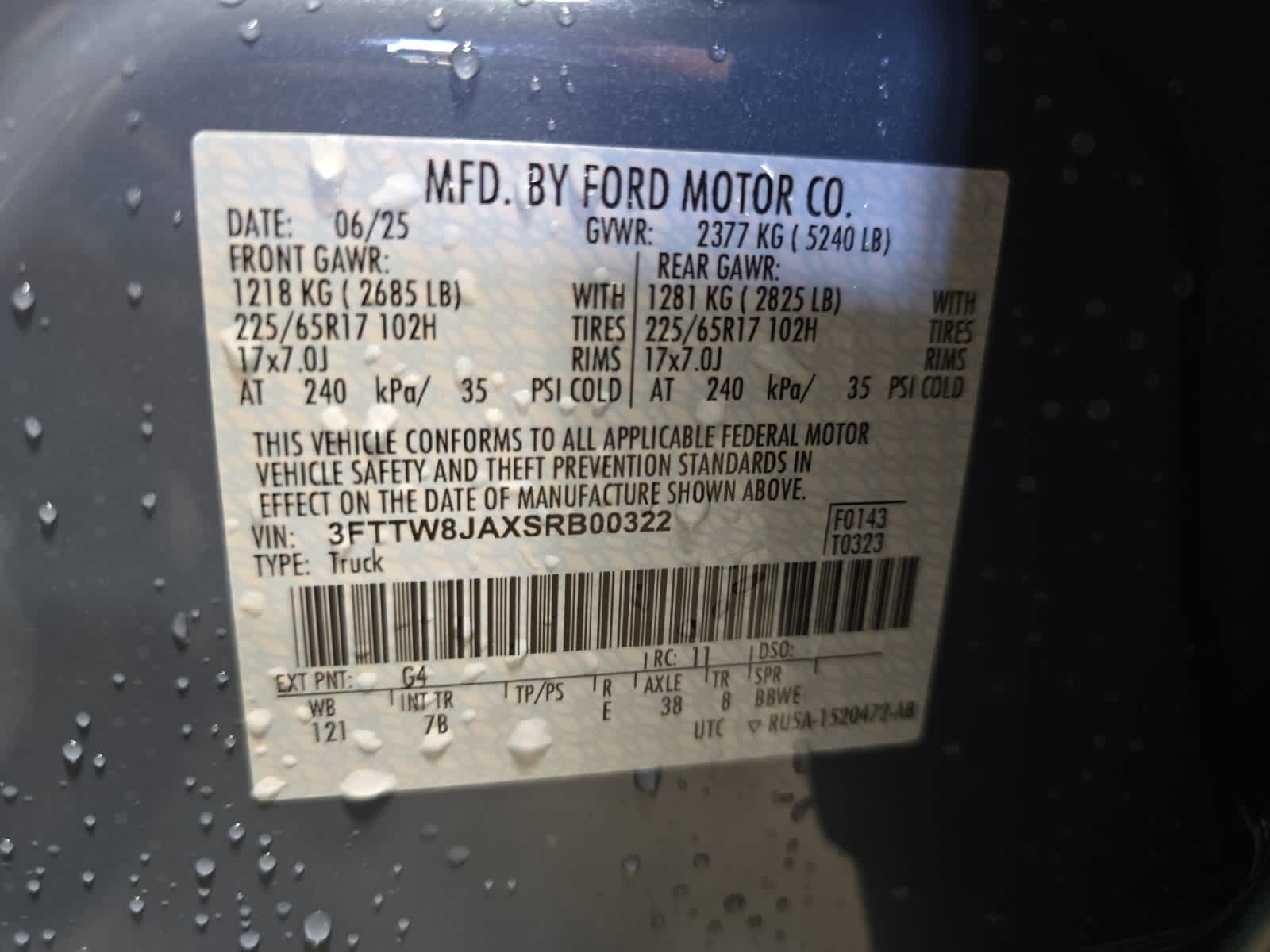 new 2025 Ford Maverick car, priced at $39,265