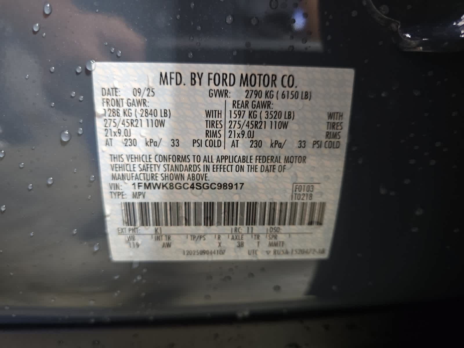 new 2025 Ford Explorer car, priced at $62,450