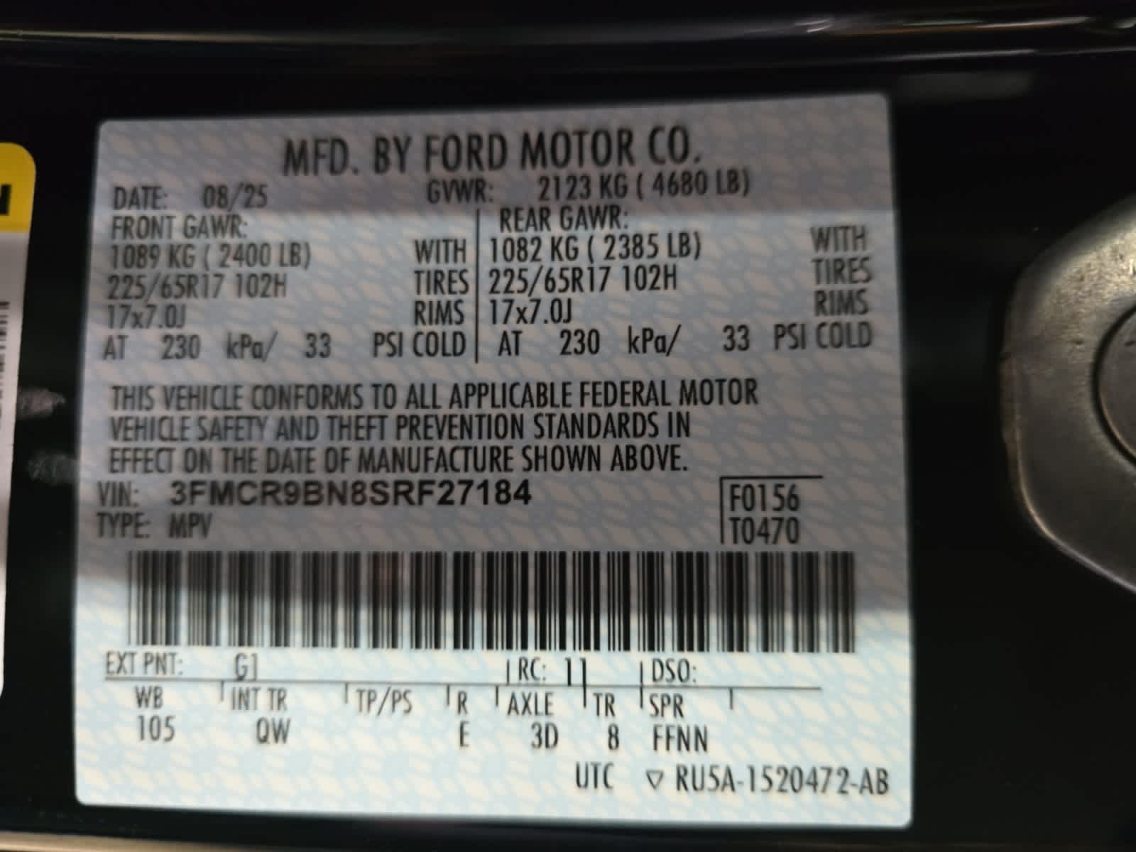 new 2025 Ford Bronco Sport car, priced at $31,995