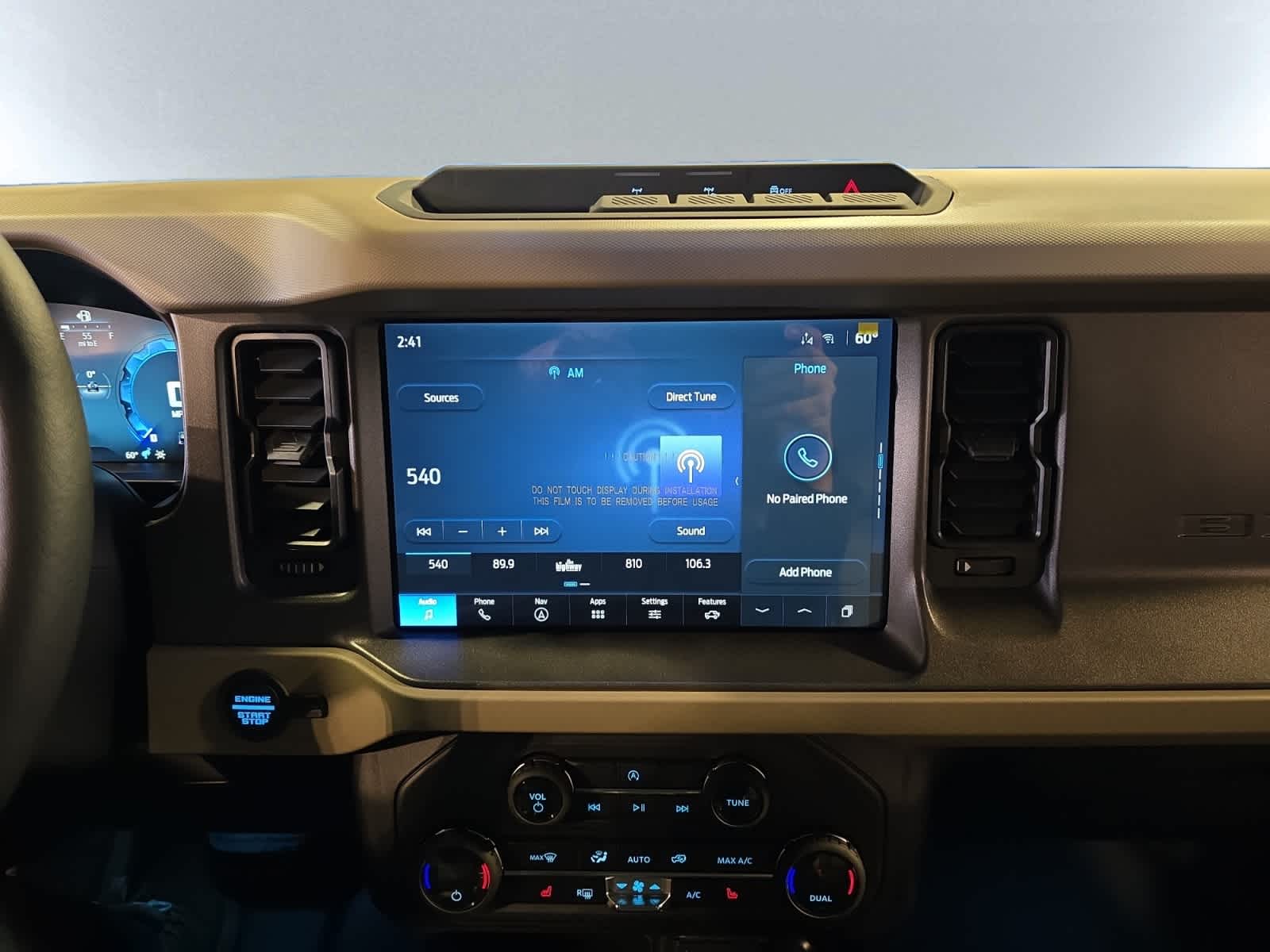 new 2025 Ford Bronco car, priced at $49,195