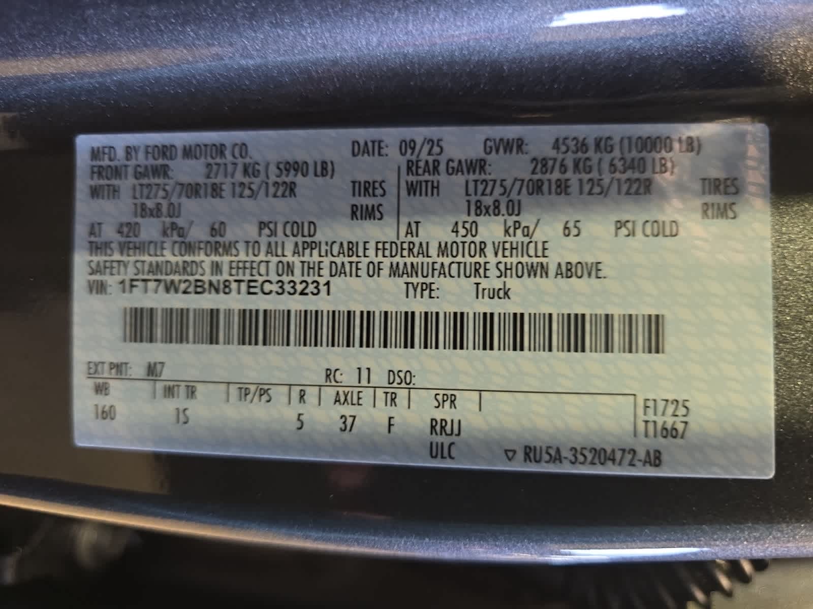 new 2026 Ford Super Duty F-250 SRW car, priced at $61,005