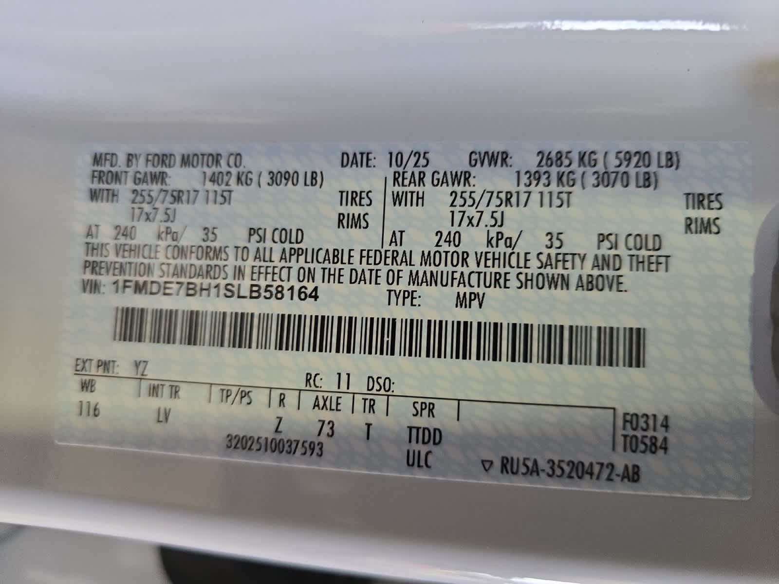 new 2025 Ford Bronco car, priced at $46,995