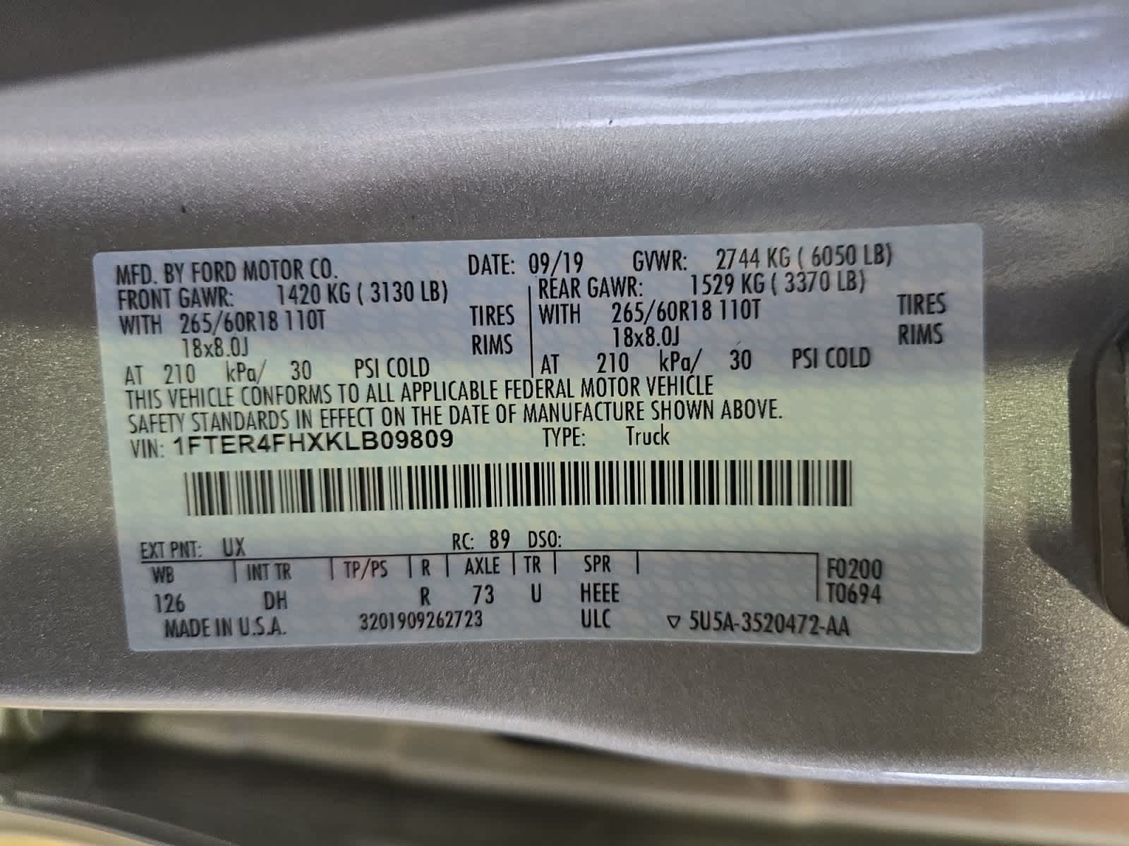 used 2019 Ford Ranger car, priced at $37,987