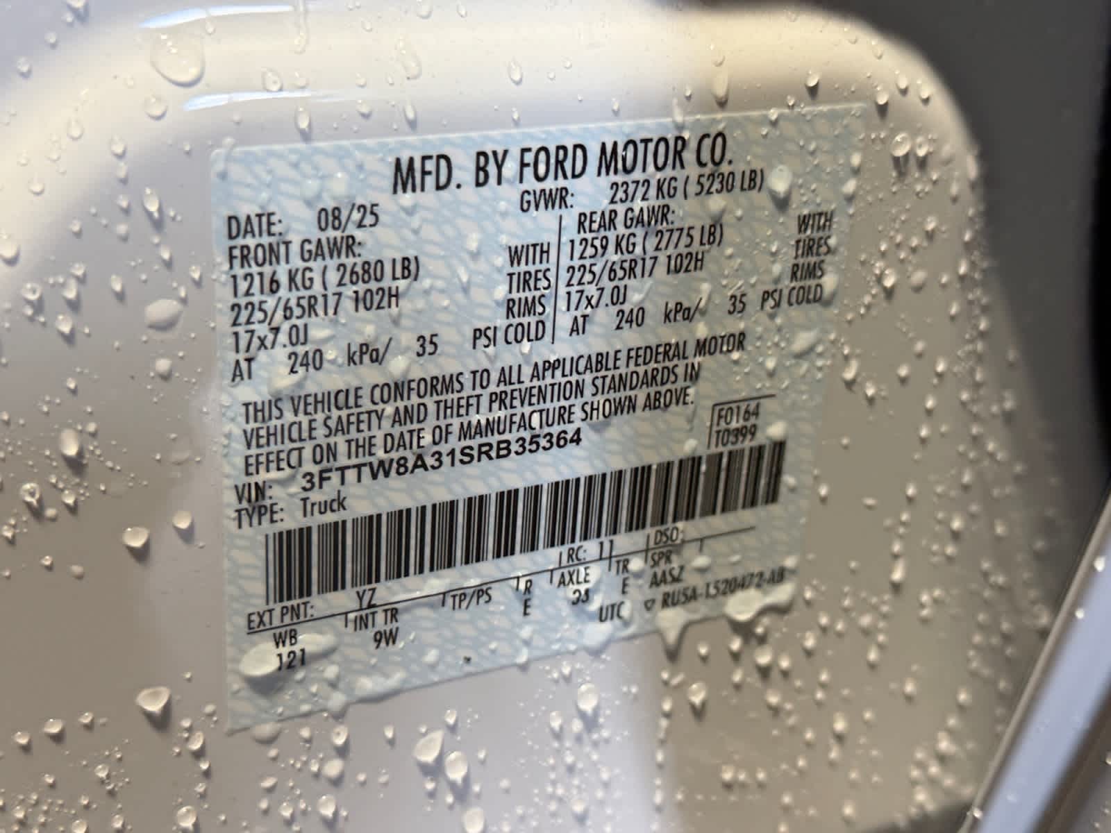 new 2025 Ford Maverick car, priced at $30,735