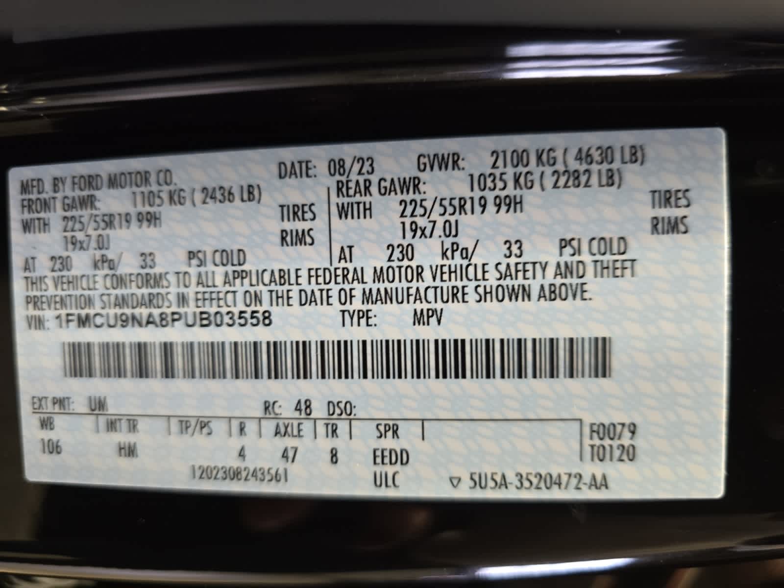 used 2023 Ford Escape car, priced at $29,198