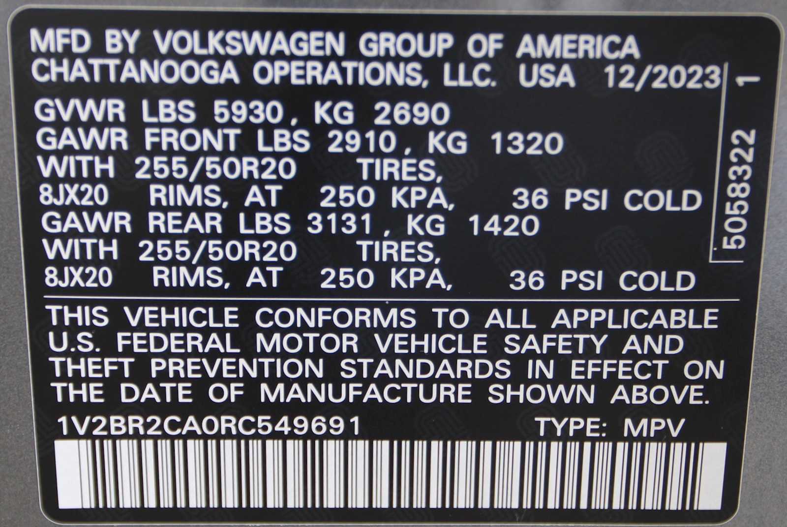 used 2024 Volkswagen Atlas car, priced at $33,957