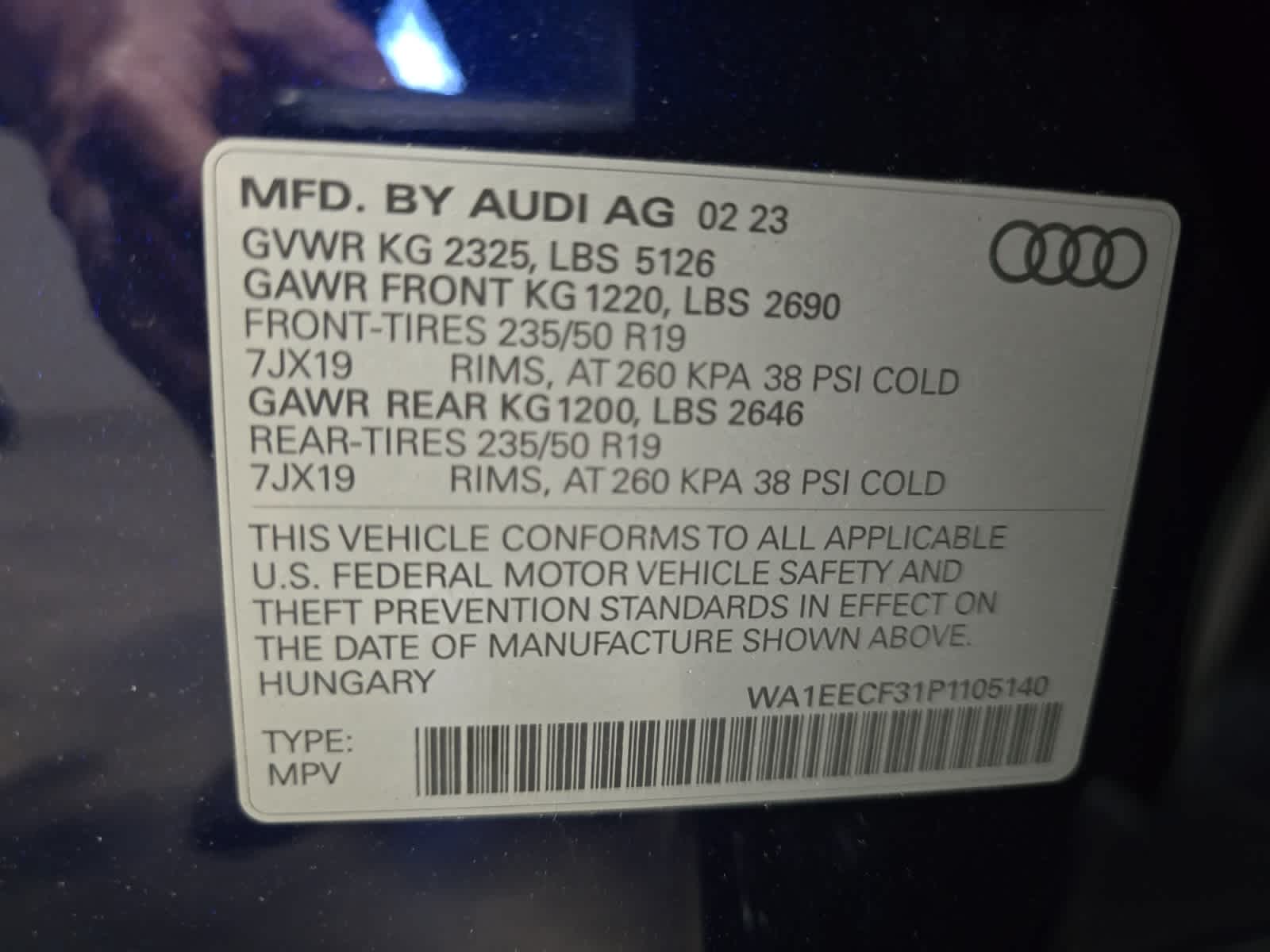 used 2023 Audi Q3 car, priced at $30,977