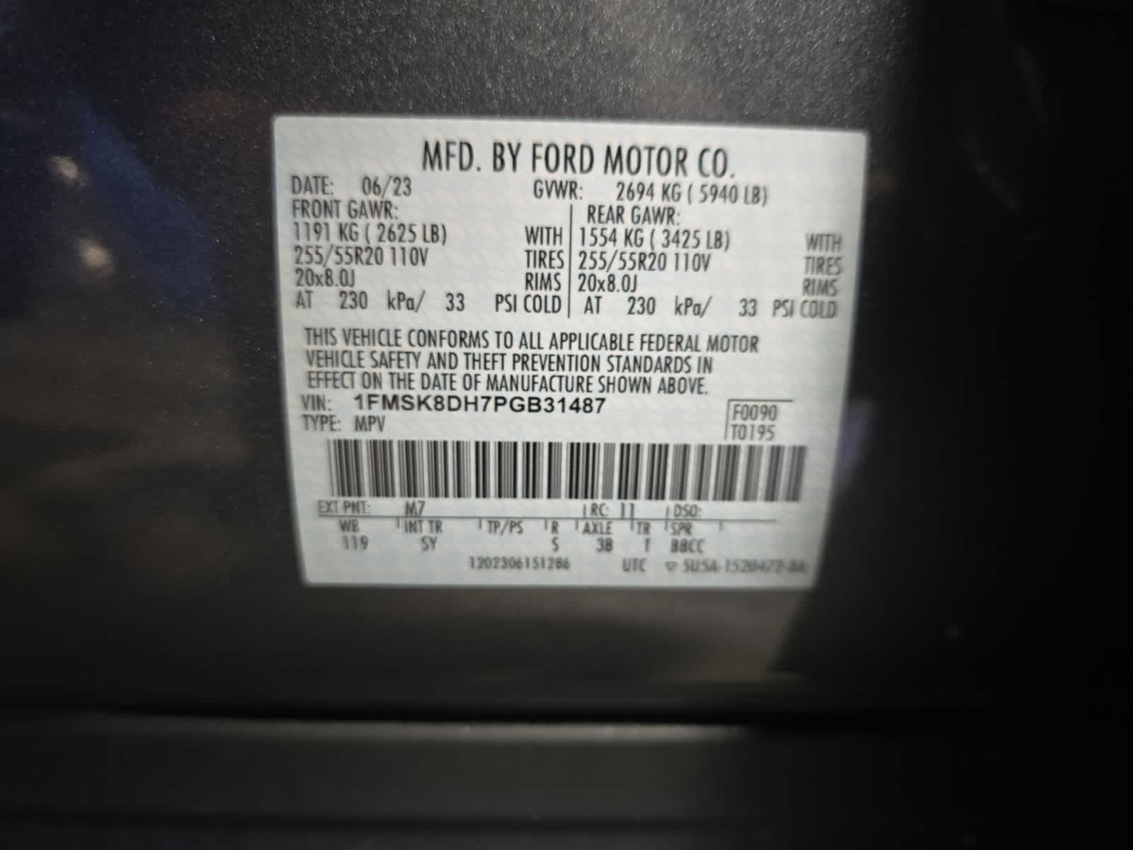 used 2023 Ford Explorer car, priced at $36,377