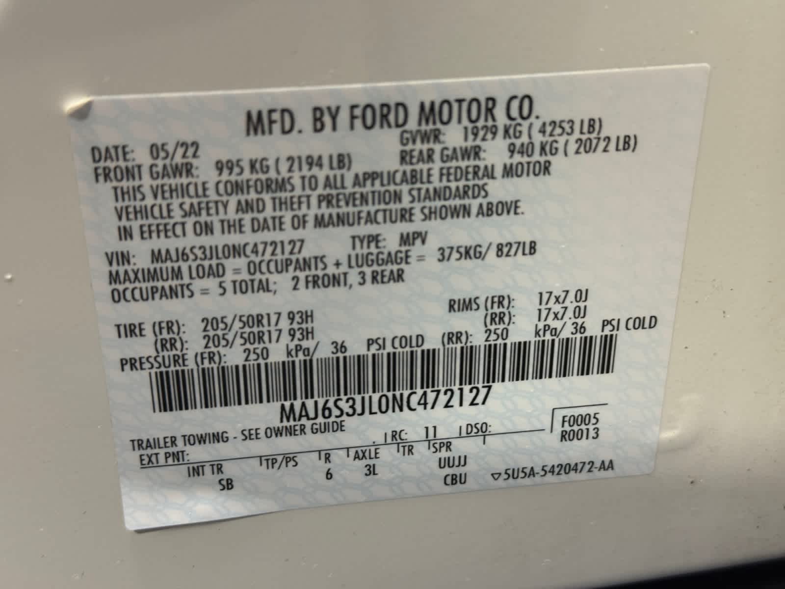 used 2022 Ford EcoSport car, priced at $21,348