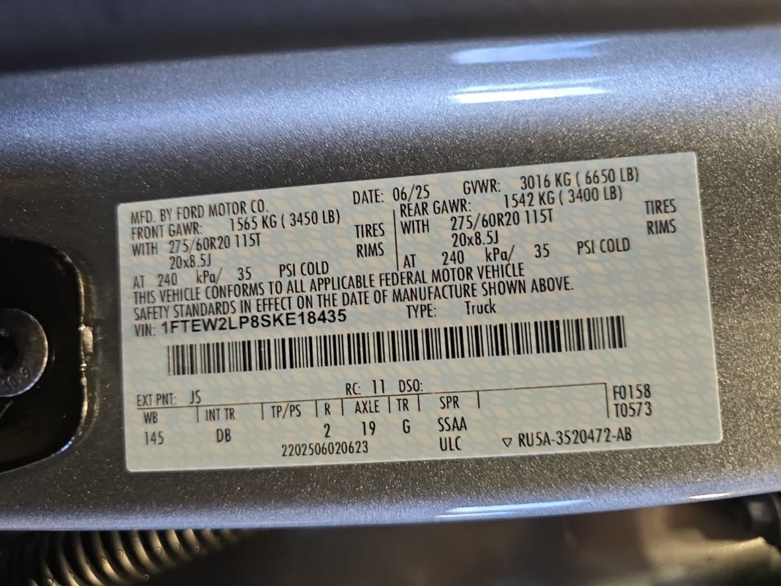 new 2025 Ford F-150 car, priced at $49,695