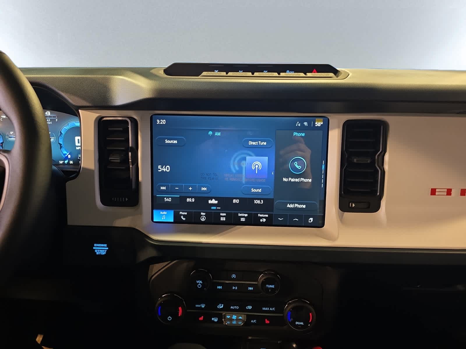 new 2025 Ford Bronco car, priced at $57,905