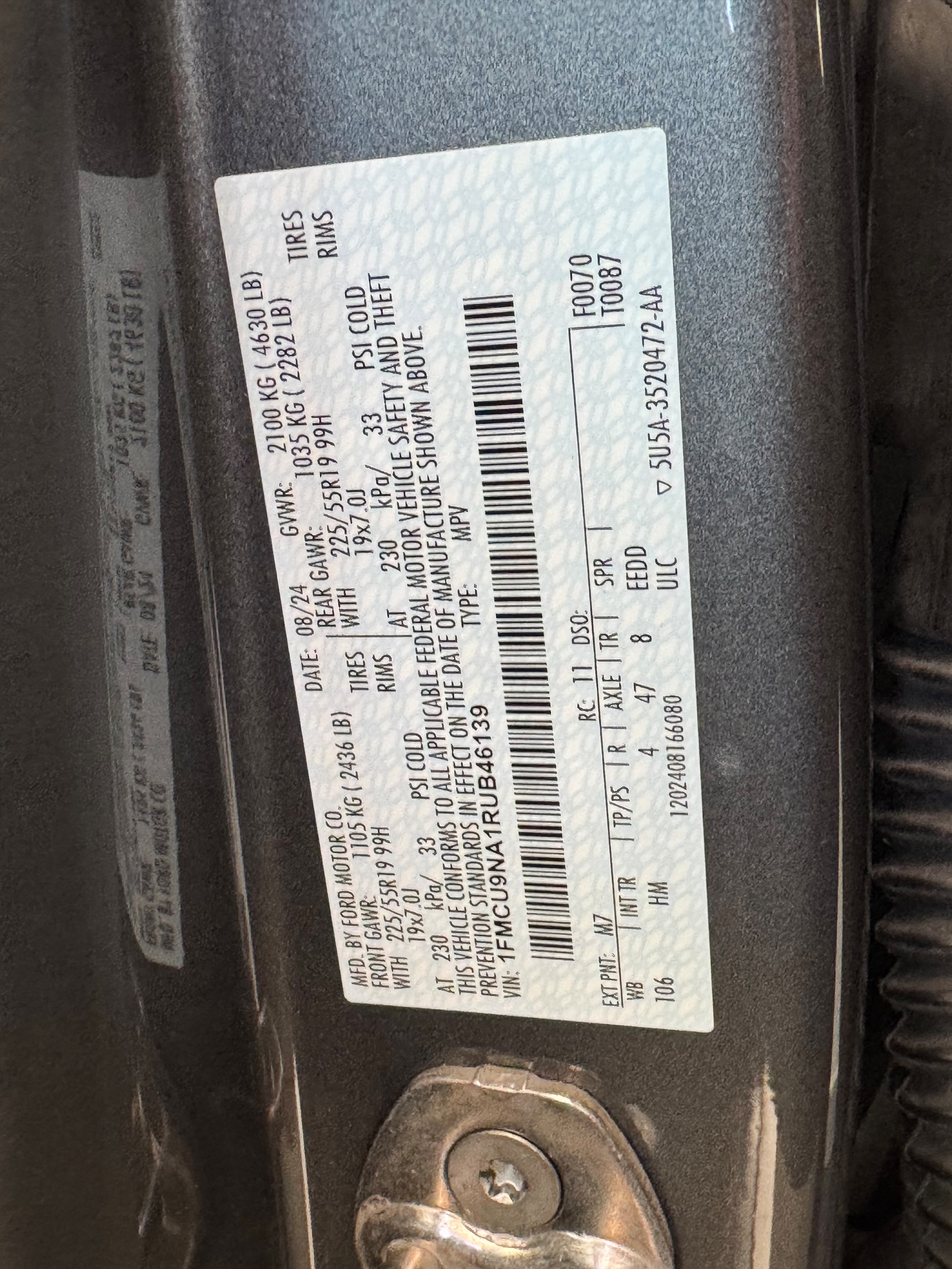 used 2024 Ford Escape car, priced at $35,995