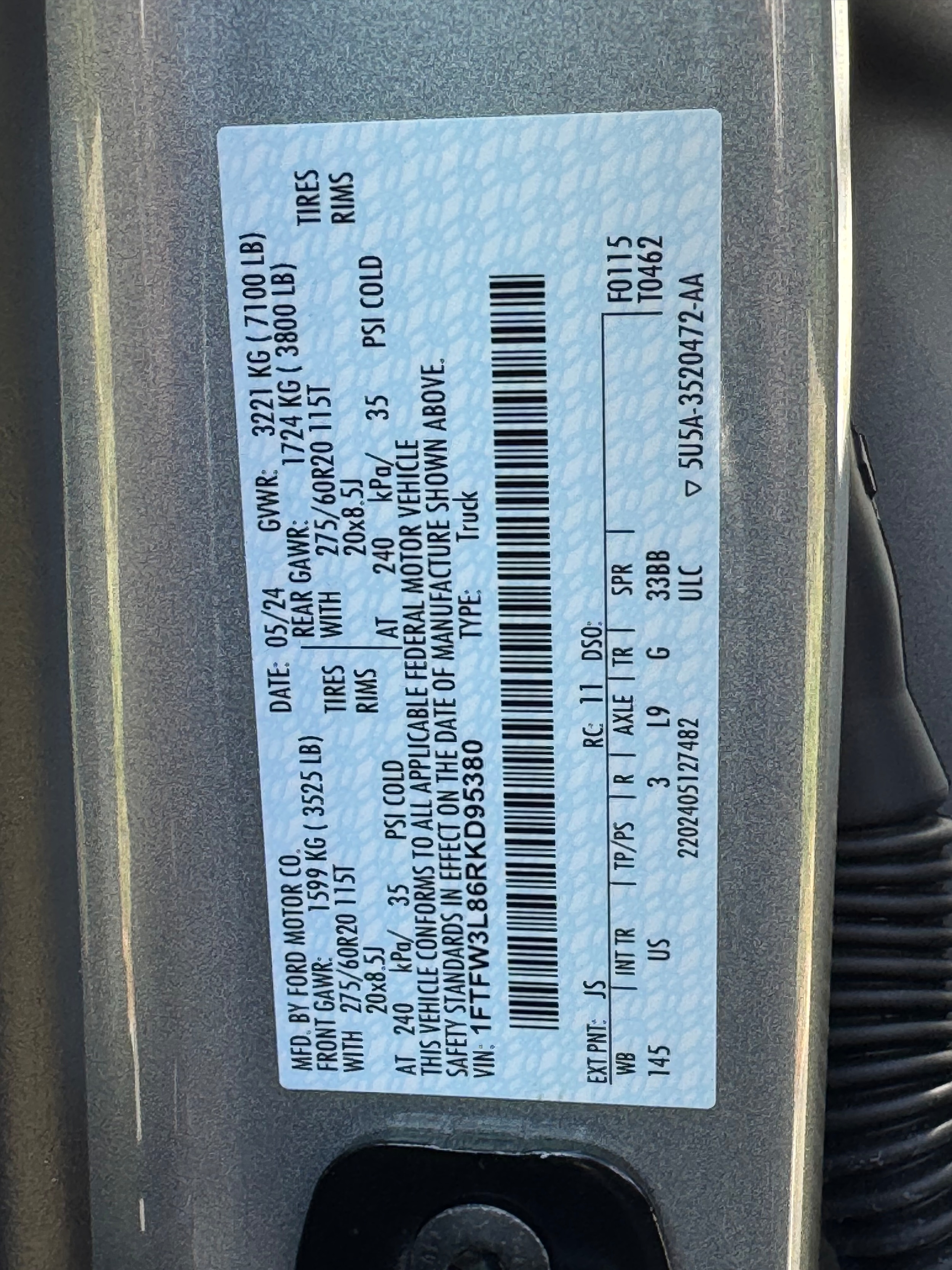 used 2024 Ford F-150 car, priced at $56,995