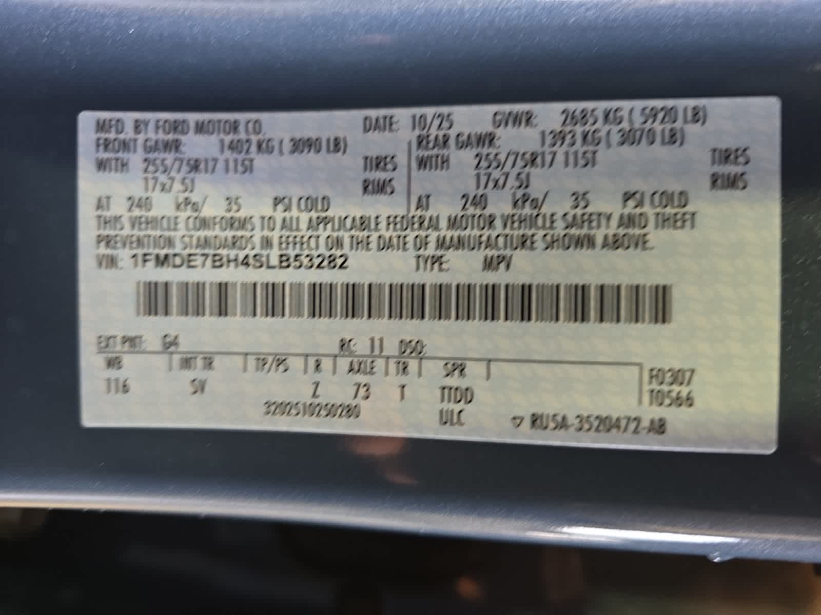 new 2025 Ford Bronco car, priced at $49,695