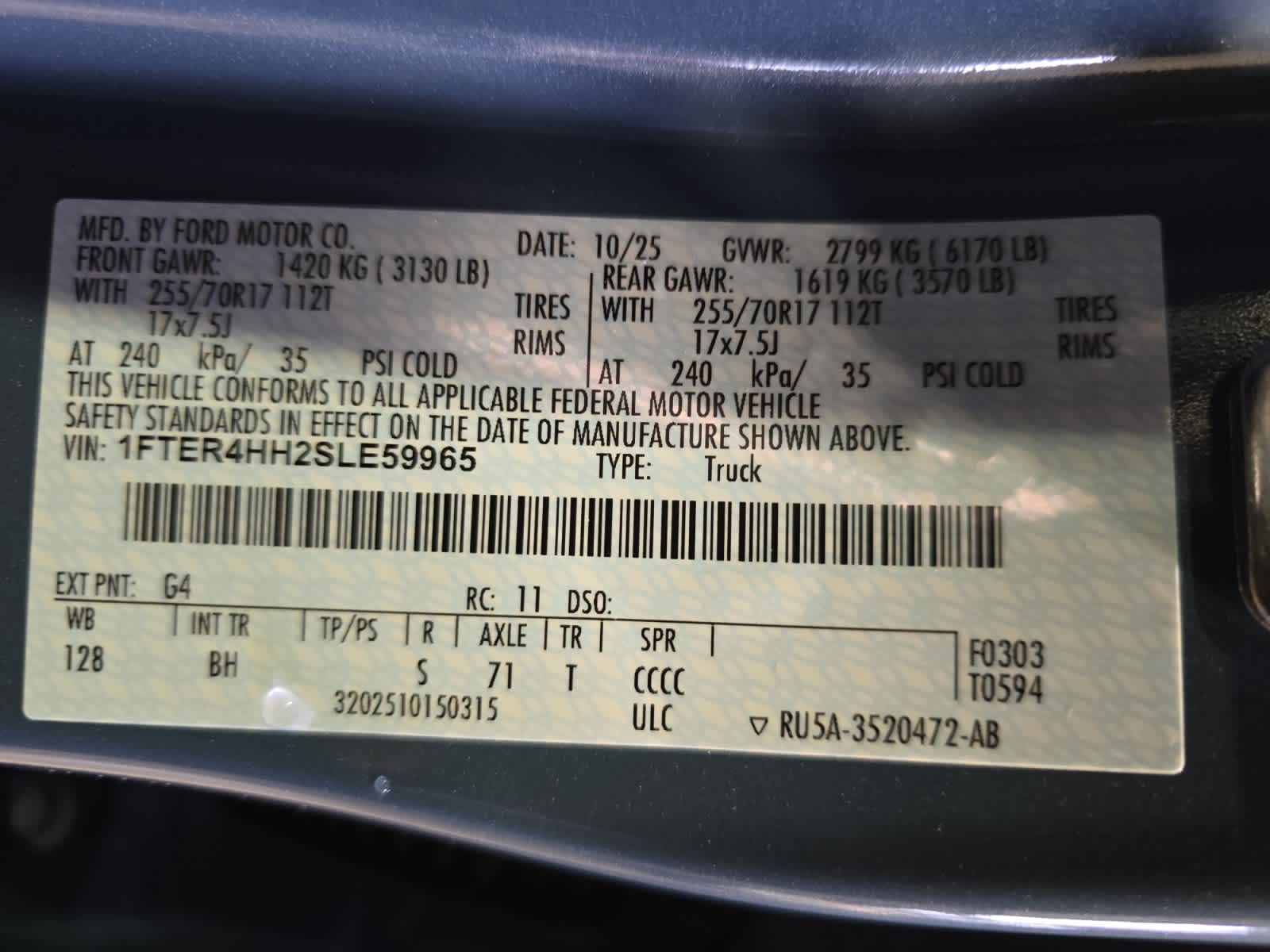 new 2025 Ford Ranger car, priced at $40,895