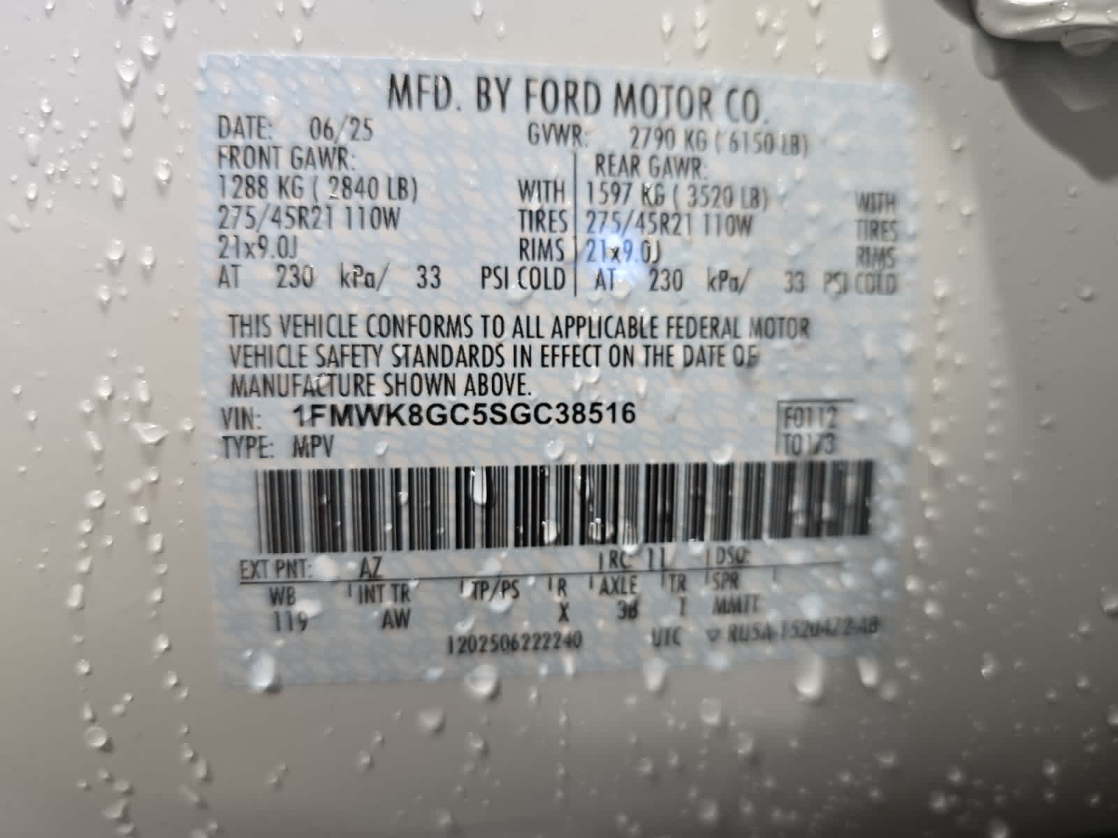 new 2025 Ford Explorer car, priced at $62,655
