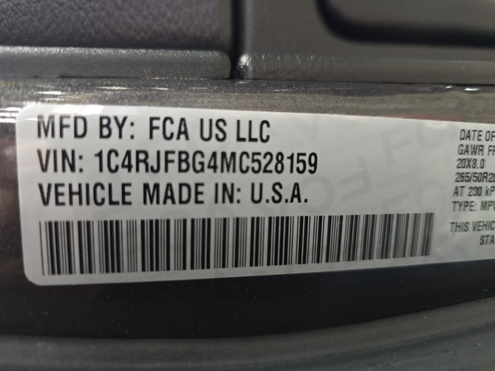 used 2021 Jeep Grand Cherokee car, priced at $30,684