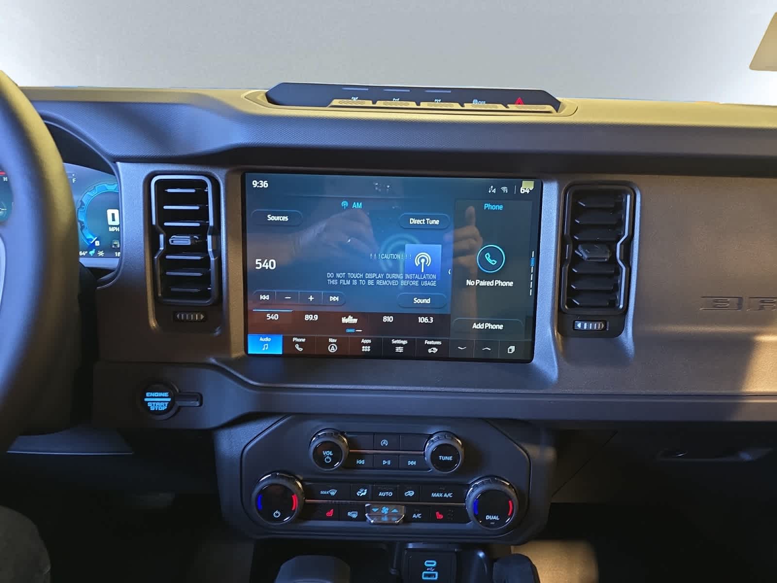 new 2025 Ford Bronco car, priced at $57,295