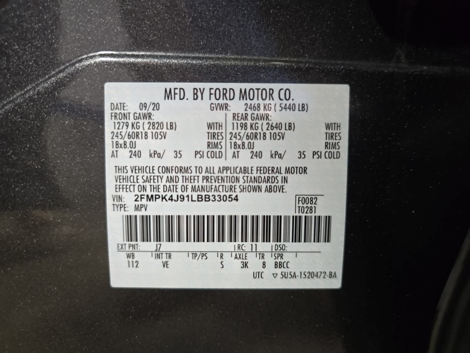 used 2020 Ford Edge car, priced at $20,481