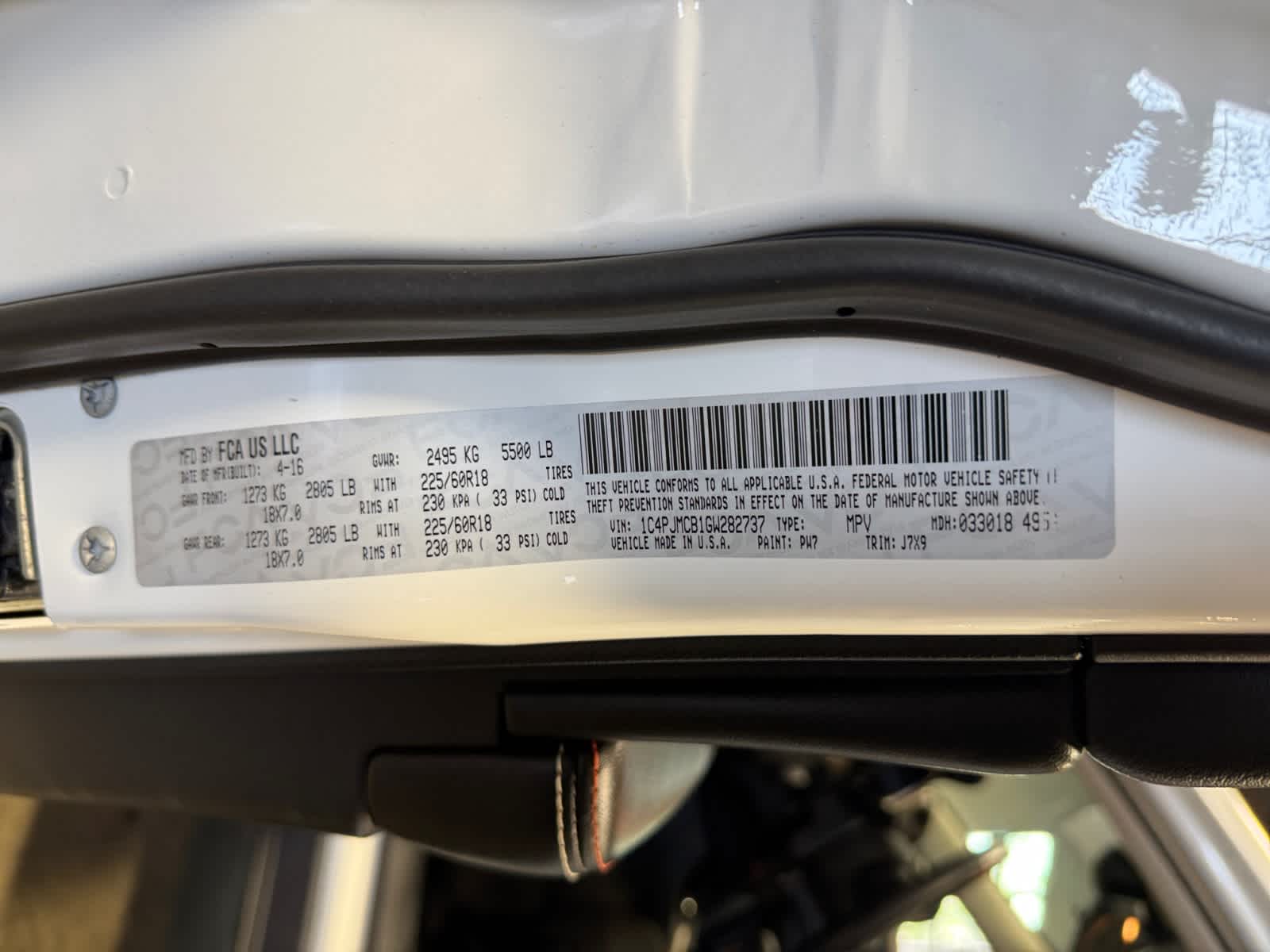 used 2016 Jeep Cherokee car, priced at $13,451