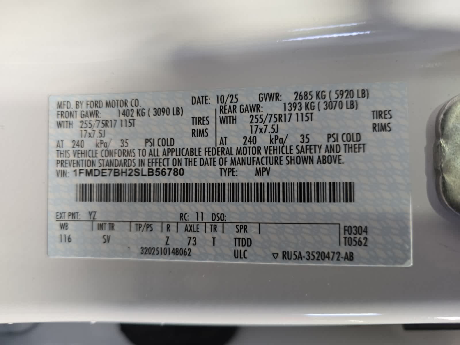 new 2025 Ford Bronco car, priced at $49,195