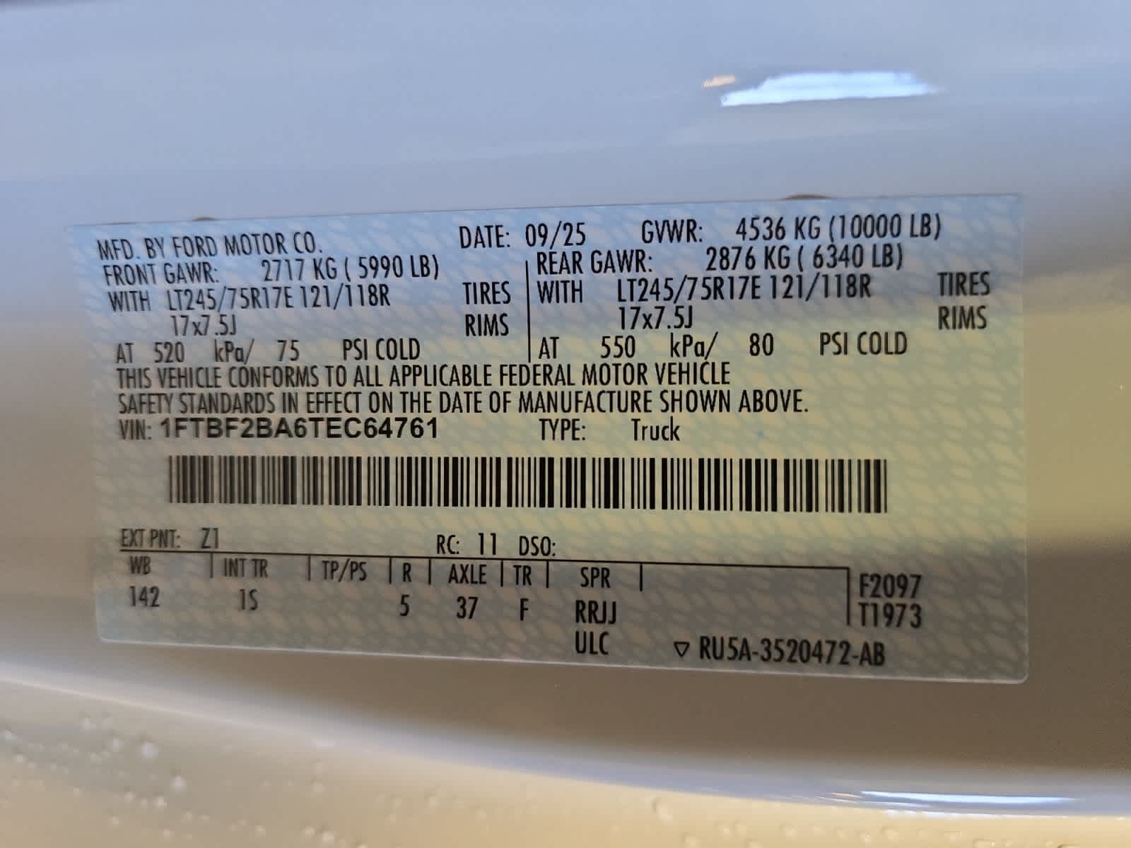 new 2026 Ford Super Duty F-250 SRW car, priced at $49,695