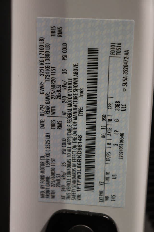 new 2024 Ford F-150 car, priced at $57,590