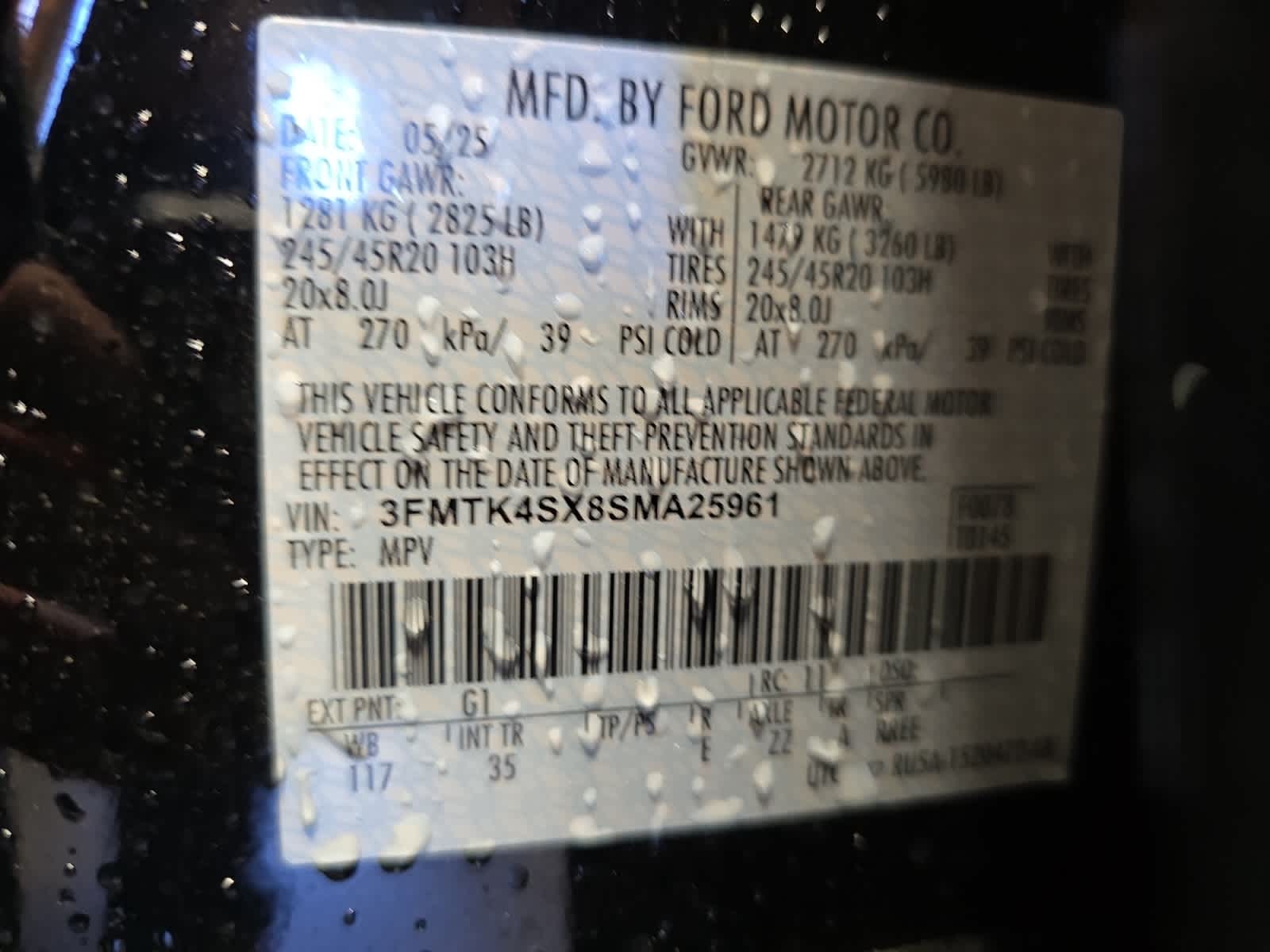 new 2025 Ford Mustang Mach-E car, priced at $55,410