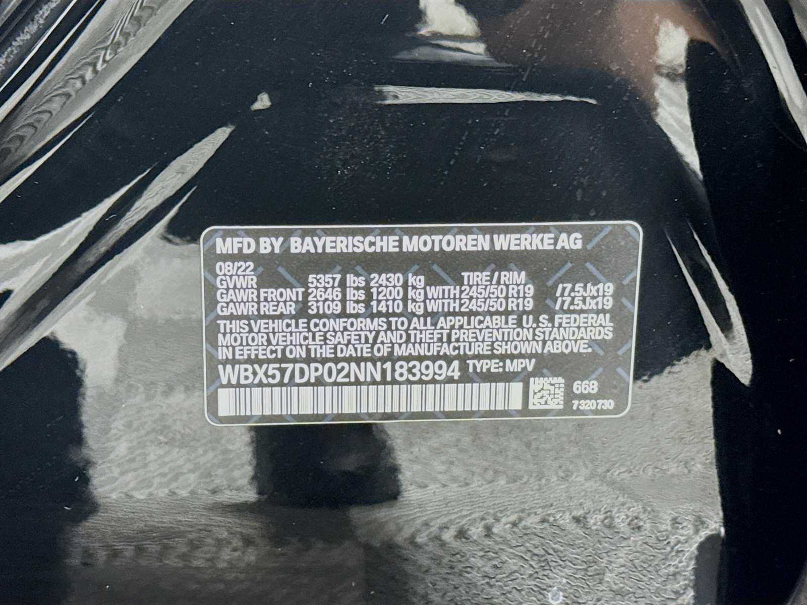 used 2022 BMW X3 car, priced at $34,097