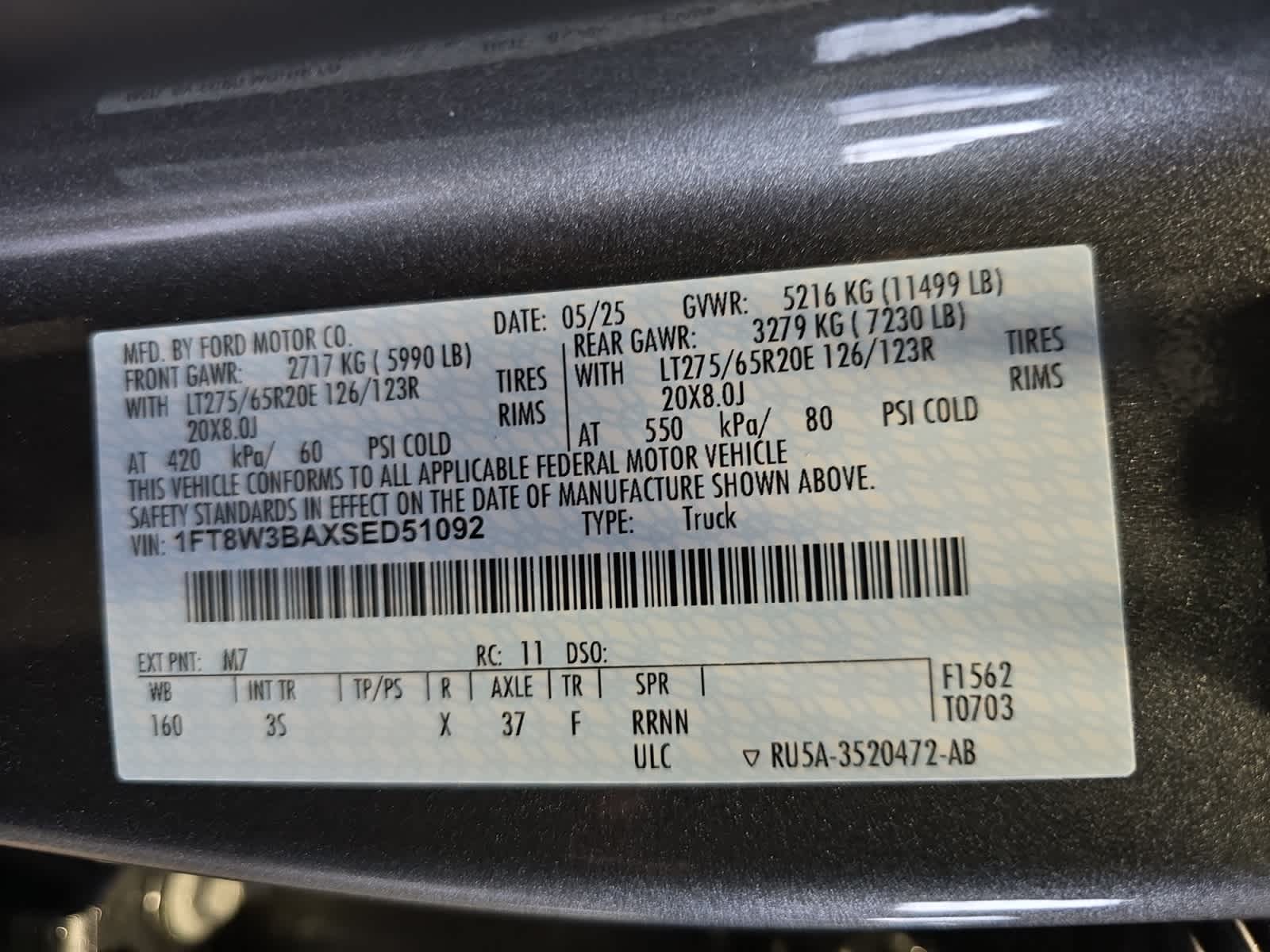 new 2025 Ford Super Duty F-350 SRW car, priced at $66,500