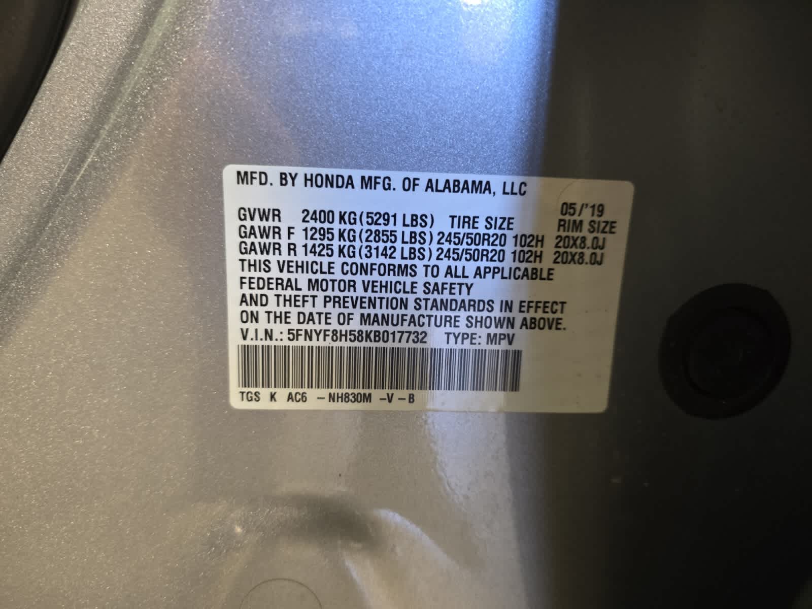 used 2019 Honda Passport car, priced at $24,887