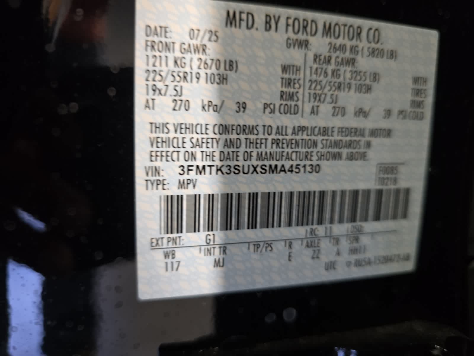 new 2025 Ford Mustang Mach-E car, priced at $51,895