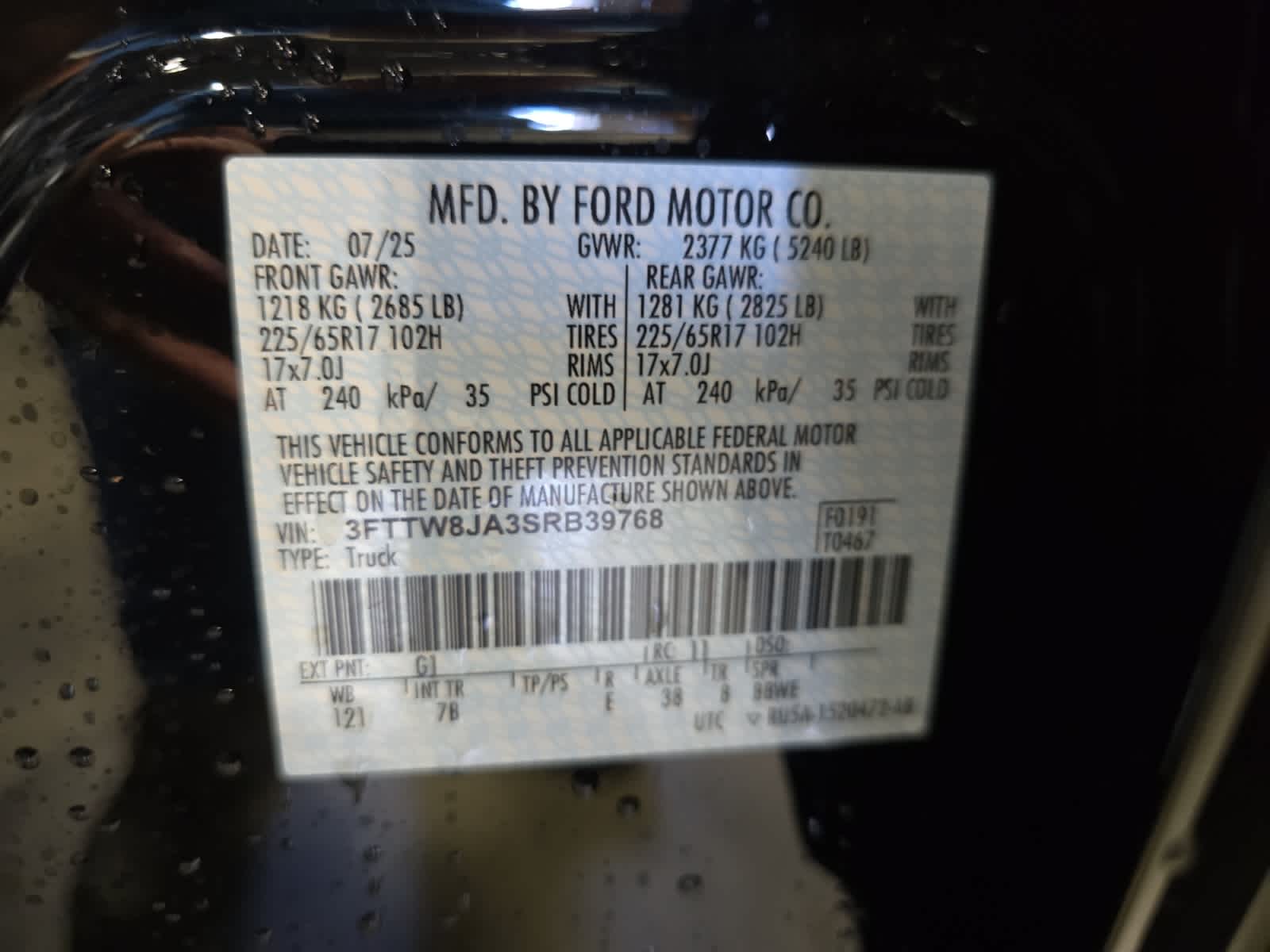 new 2025 Ford Maverick car, priced at $35,895