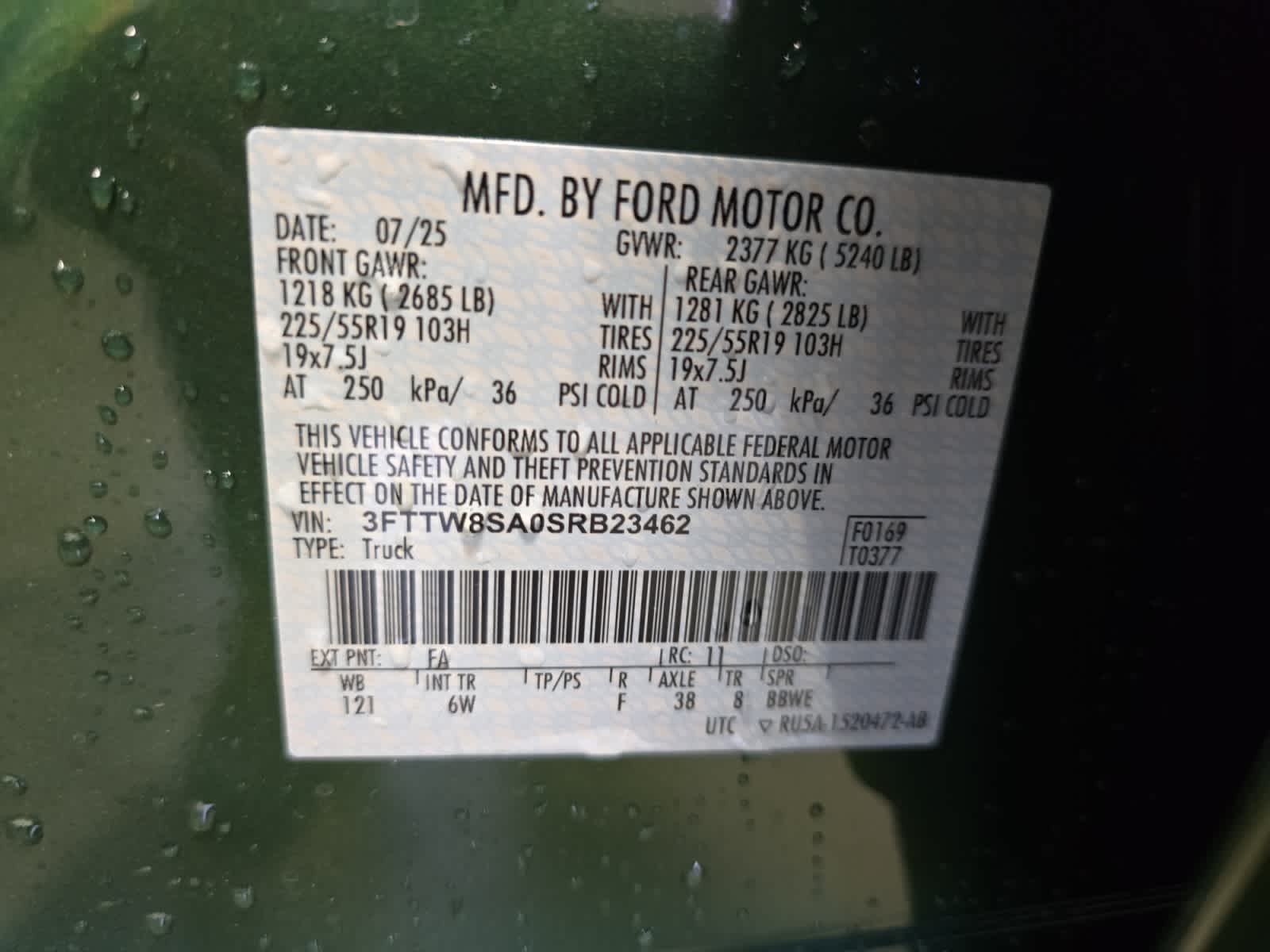 new 2025 Ford Maverick car, priced at $40,875