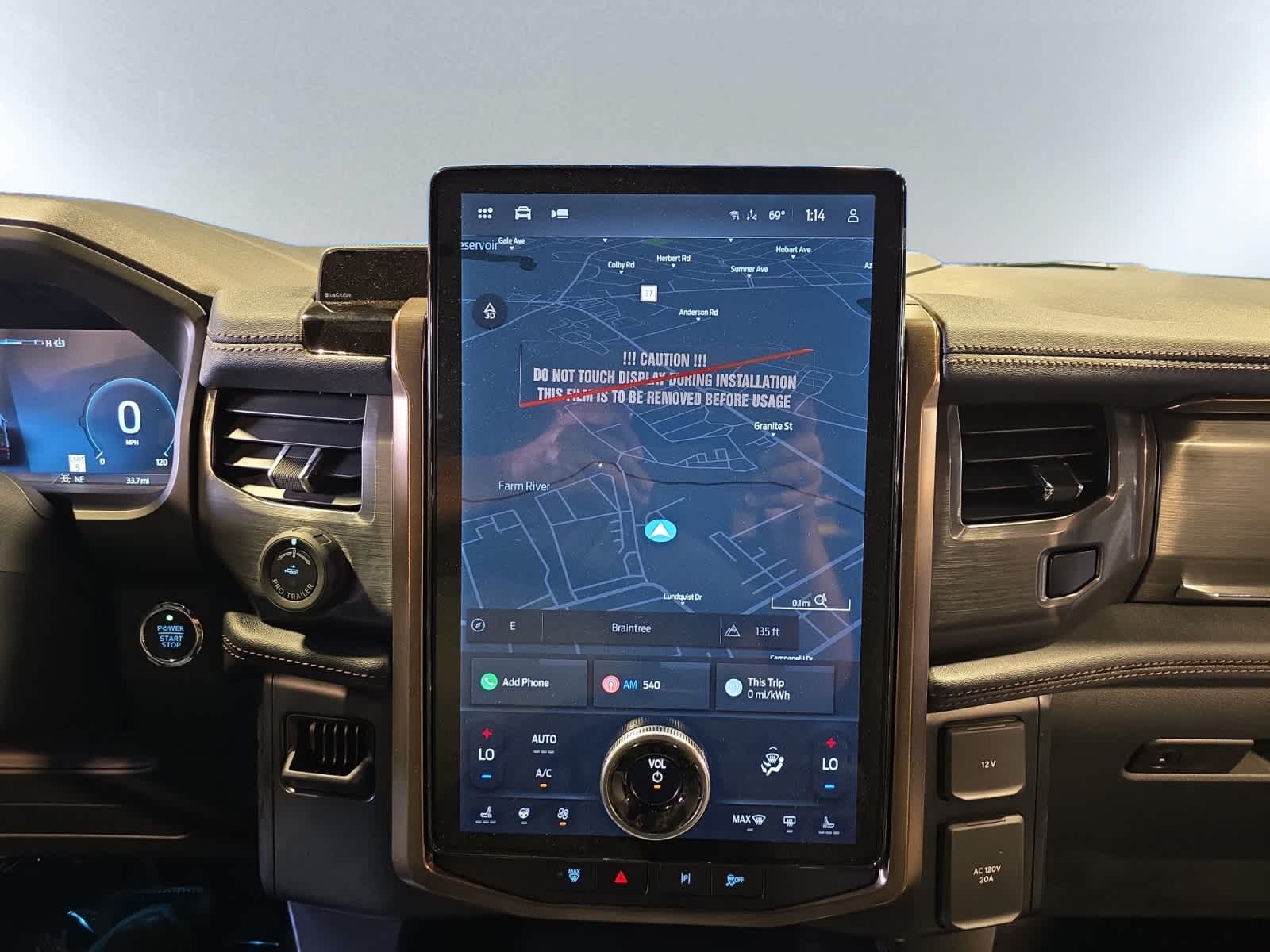 new 2025 Ford F-150 Lightning car, priced at $76,495