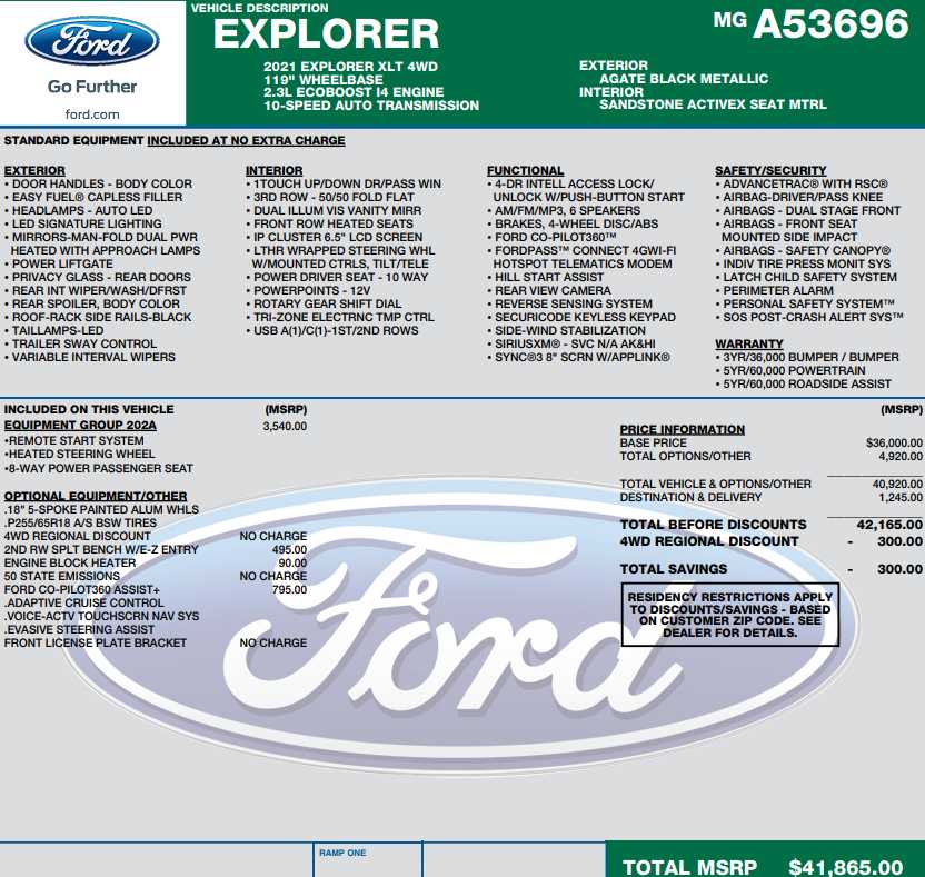 used 2021 Ford Explorer car, priced at $27,998