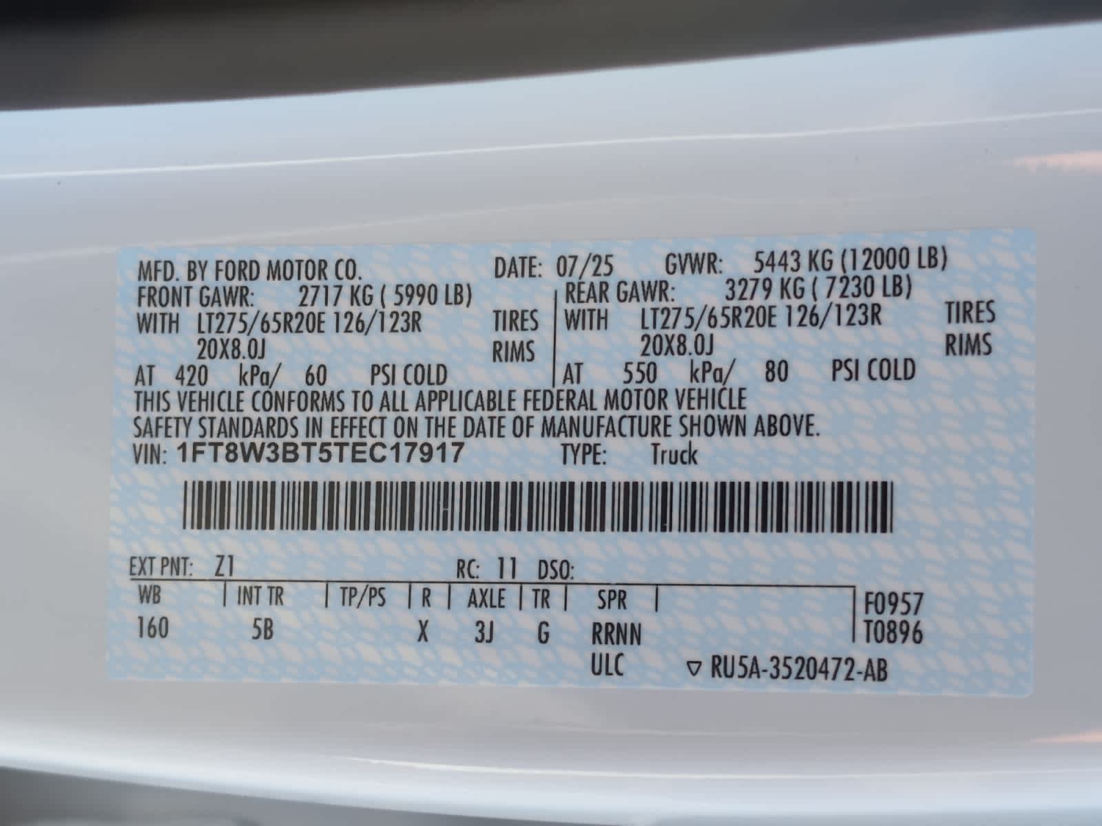 new 2026 Ford Super Duty F-350 SRW car, priced at $86,125