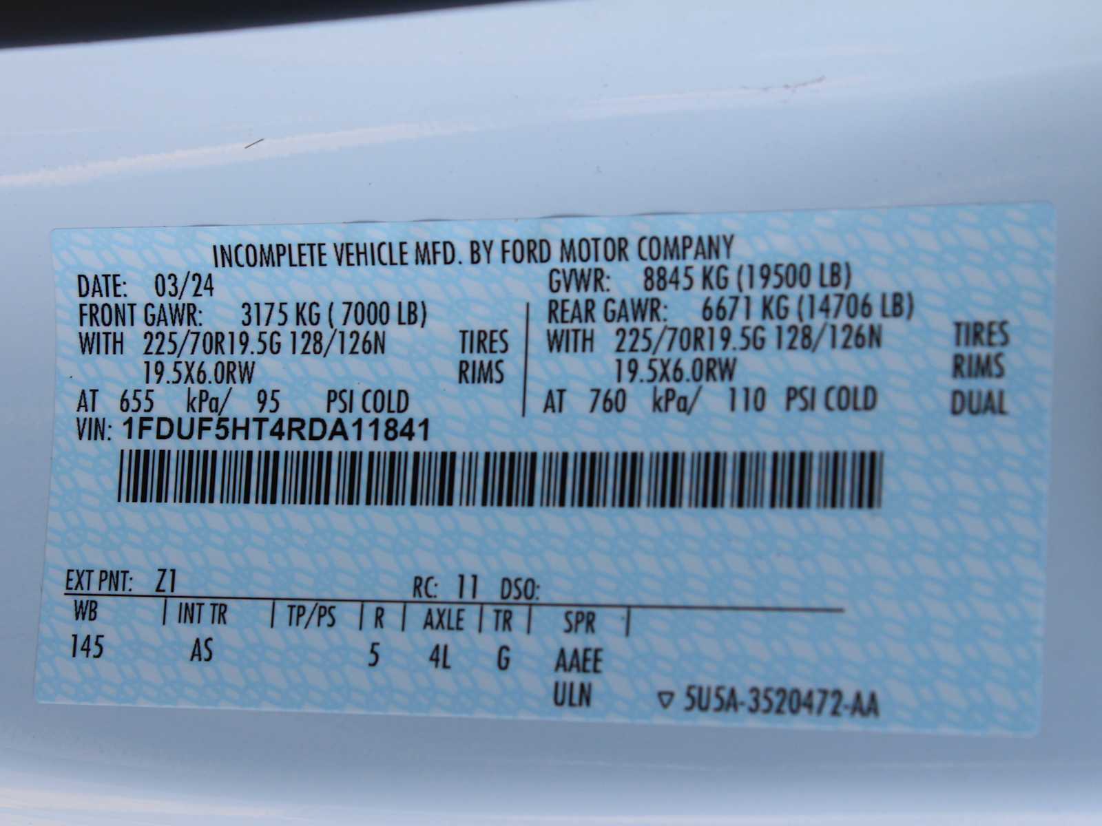 new 2024 Ford Super Duty F-550 DRW car, priced at $89,998