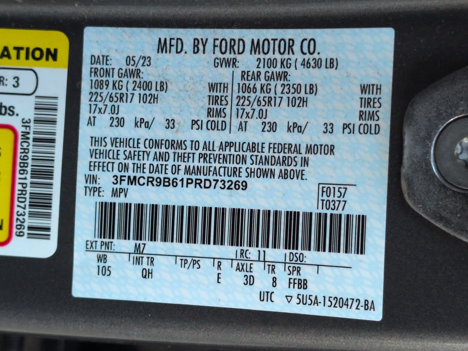 used 2023 Ford Bronco Sport car, priced at $26,297