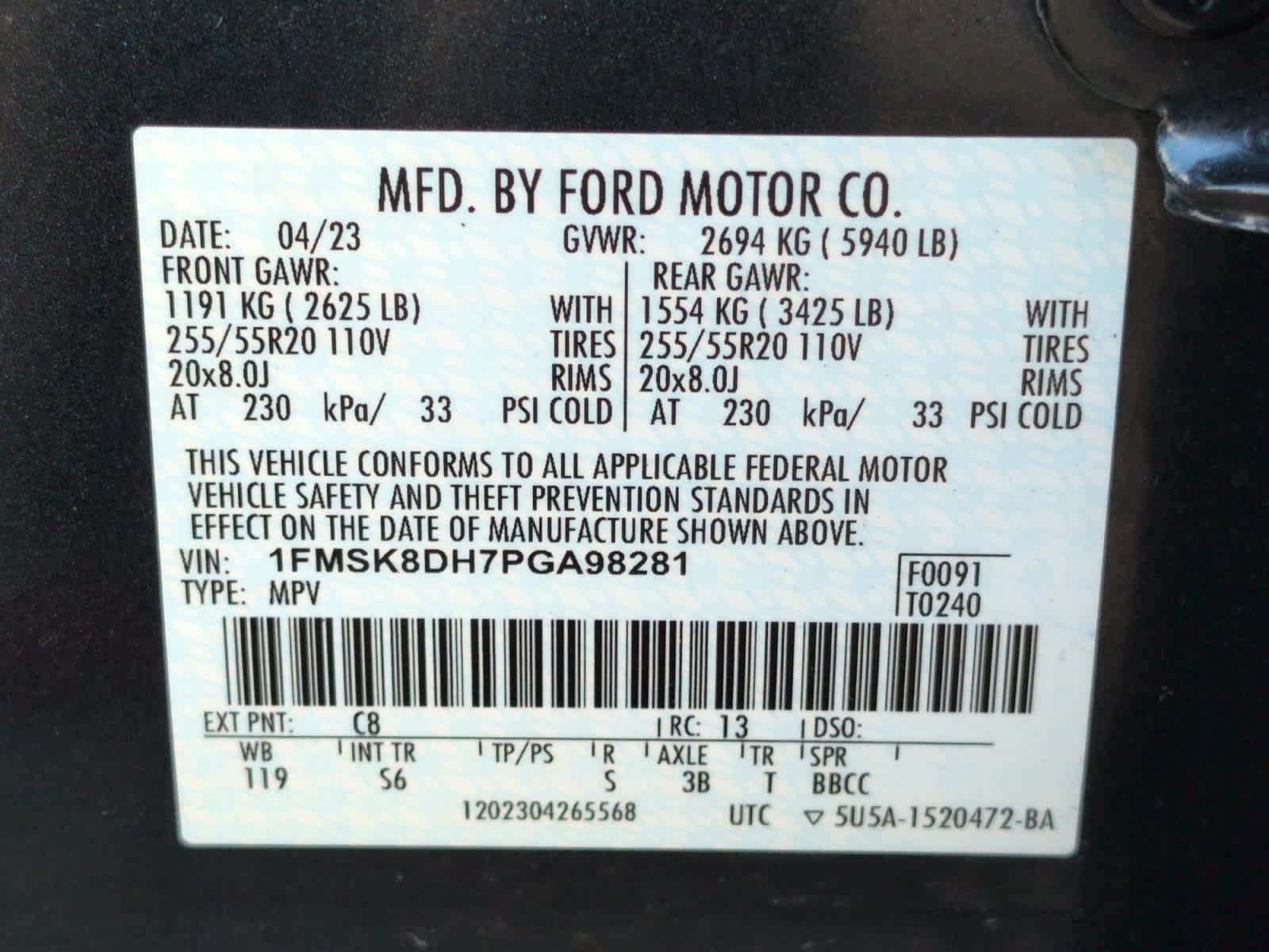 used 2023 Ford Explorer car, priced at $33,997