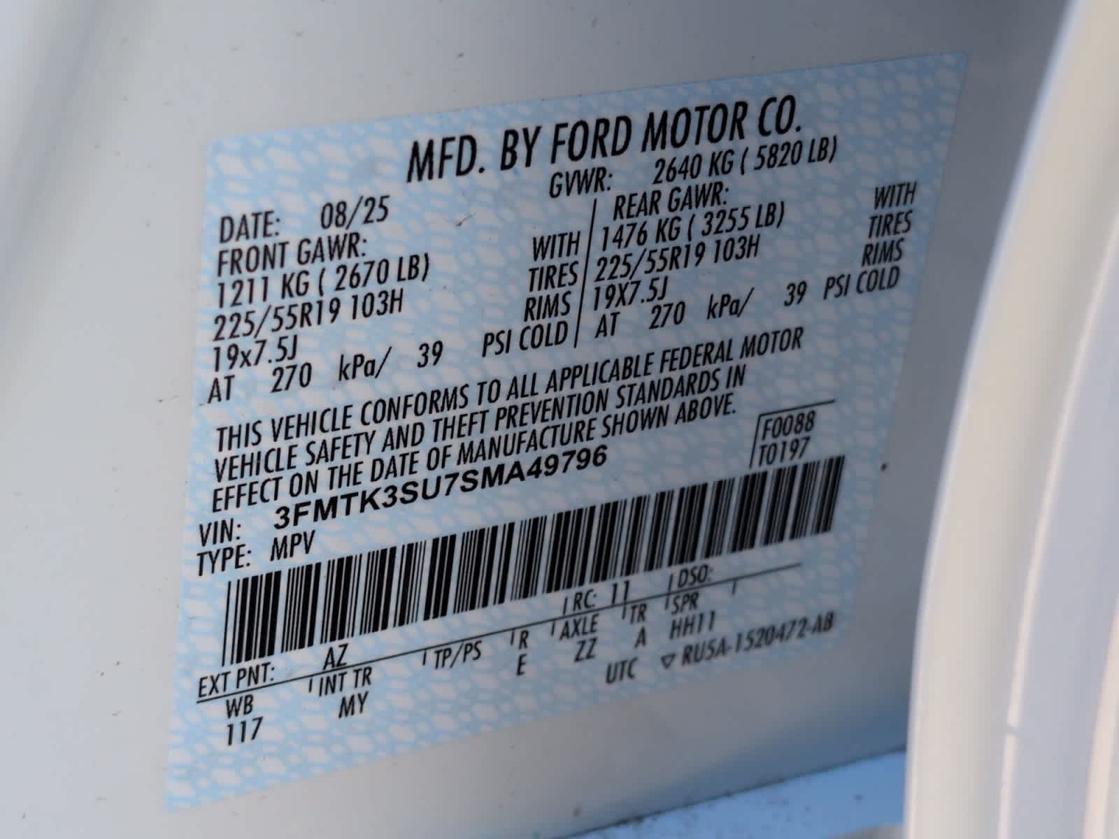 new 2025 Ford Mustang Mach-E car, priced at $54,960